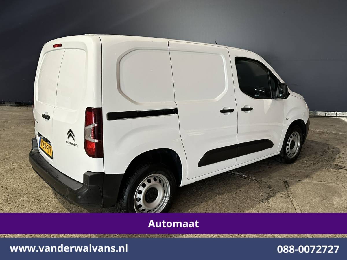 Citroën Berlingo Citroën Berlingo 1.2 PureTech 130pk Automaat Benzine L1H1 Euro6 Airco | 2x zijdeur | Camera | Apple Carplay Android Auto, Cruisecontrol, Parkeersensoren