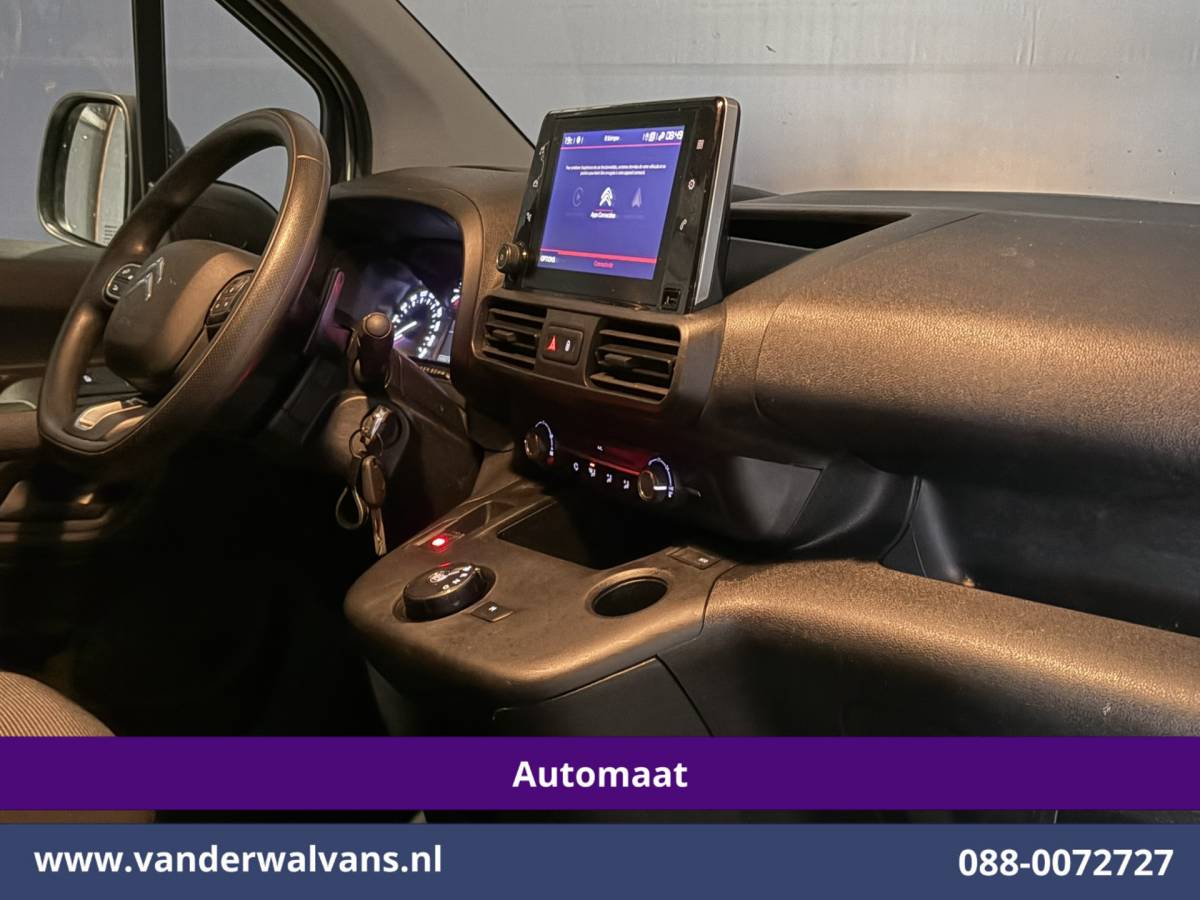 Citroën Berlingo Citroën Berlingo 1.2 PureTech 130pk Automaat Benzine L1H1 Euro6 Airco | 2x zijdeur | Camera | Apple Carplay Android Auto, Cruisecontrol, Parkeersensoren