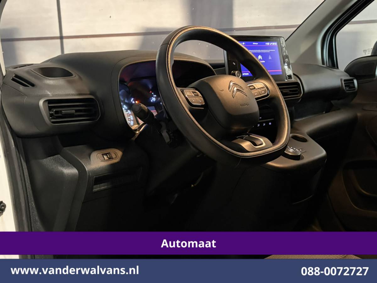 Citroën Berlingo Citroën Berlingo 1.2 PureTech 130pk Automaat Benzine L1H1 Euro6 Airco | 2x zijdeur | Camera | Apple Carplay Android Auto, Cruisecontrol, Parkeersensoren