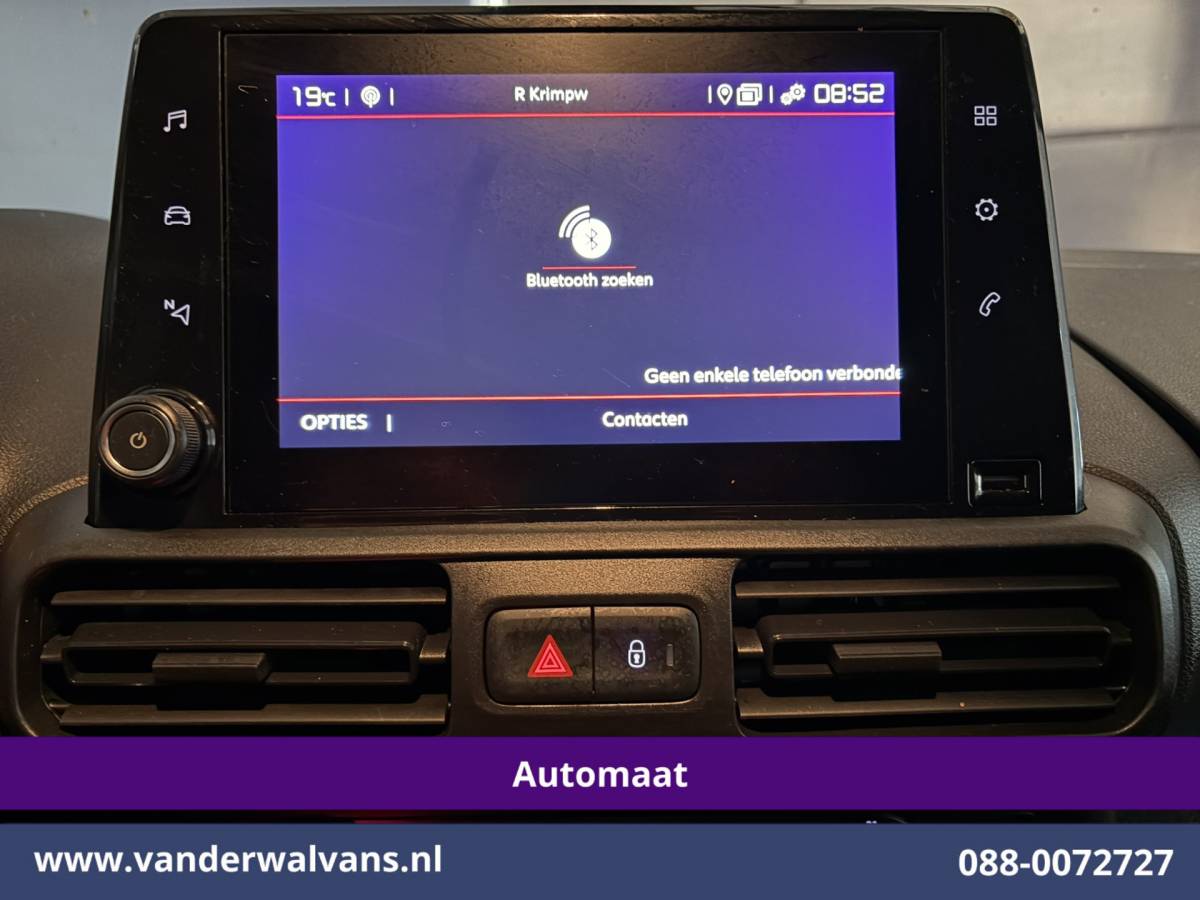 Citroën Berlingo Citroën Berlingo 1.2 PureTech 130pk Automaat Benzine L1H1 Euro6 Airco | 2x zijdeur | Camera | Apple Carplay Android Auto, Cruisecontrol, Parkeersensoren