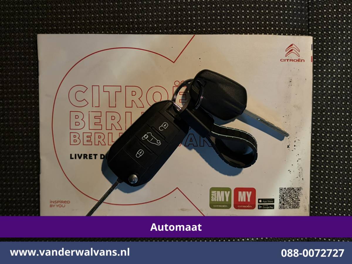 Citroën Berlingo Citroën Berlingo 1.2 PureTech 130pk Automaat Benzine L1H1 Euro6 Airco | 2x zijdeur | Camera | Apple Carplay Android Auto, Cruisecontrol, Parkeersensoren