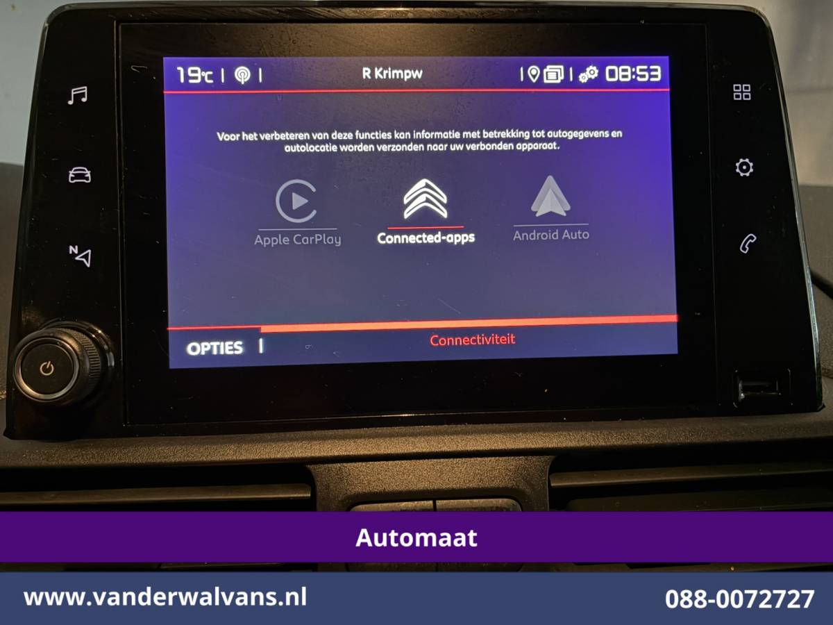 Citroën Berlingo Citroën Berlingo 1.2 PureTech 130pk Automaat Benzine L1H1 Euro6 Airco | 2x zijdeur | Camera | Apple Carplay Android Auto, Cruisecontrol, Parkeersensoren