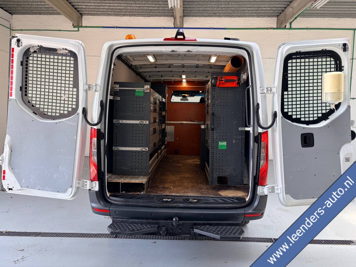 Mercedes-Benz Sprinter Mercedes-Benz Sprinter Automaat Servicewagen 314 2.2 CDI 140PK L2H1 euro6 BOTT, Victron V230, Standkachel Trekhaak RIJKLAARPRIJS