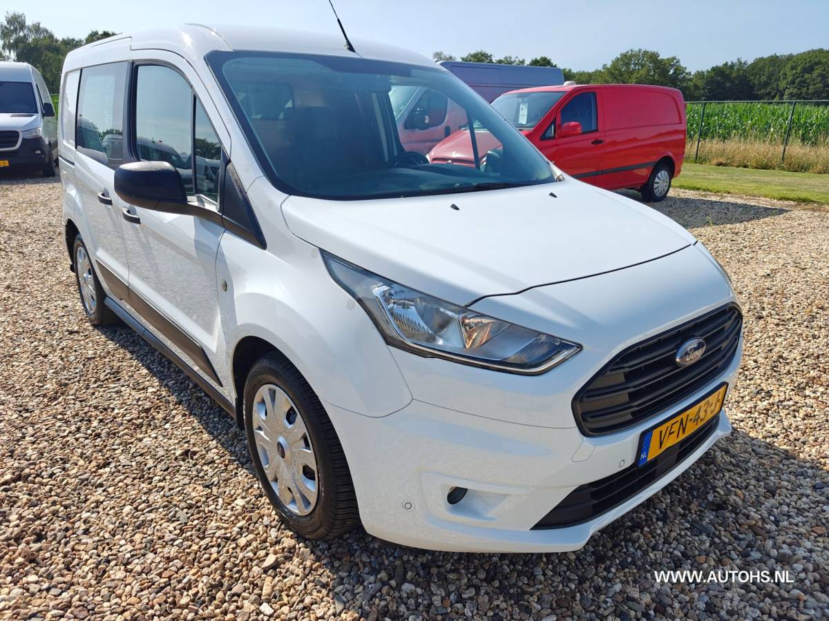 Ford Transit Connect Ford Transit Connect 1.5 EcoBlue L1 Trend , Euro 6 , Apk juli 2027 , airco, 1e Eig , Ex overheid bus , in pracht staat.