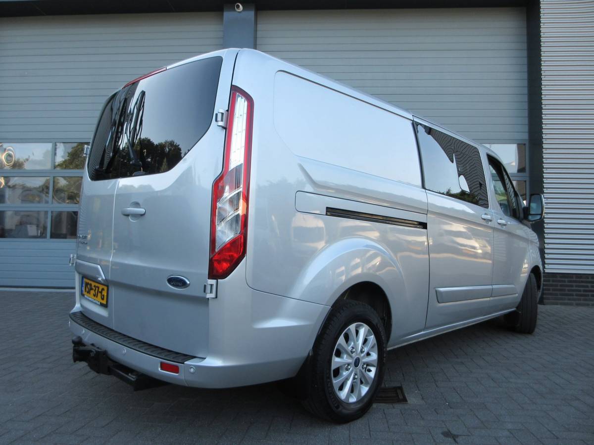 Ford Transit Custom Ford Transit Custom 320 2.0 TDCI L2, Limited, DC, Dubbel Cabine, LED, 2x schuifdeur, Camera.