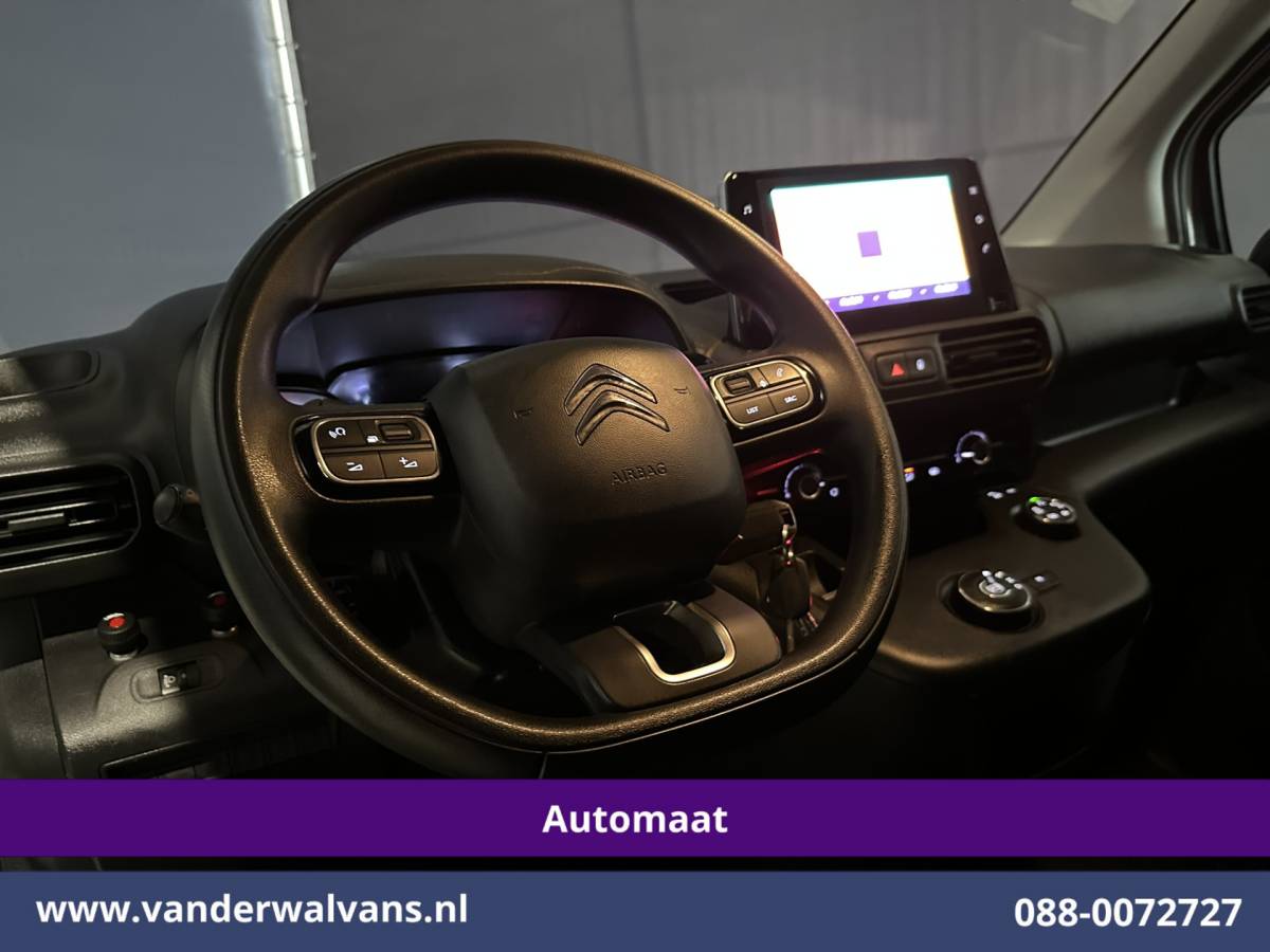 Citroën Berlingo Citroën Berlingo 1.2 PureTech 130pk Automaat Benzine L1H1 Euro6 Airco | 3-Zits | Navigatie | Camera | Apple Carplay Cruisecontrol, Android Auto, Parkeersensoren