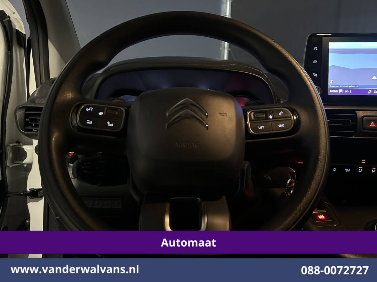 Citroën Berlingo Citroën Berlingo 1.2 PureTech 130pk Automaat Benzine L1H1 Euro6 Airco | 3-Zits | Navigatie | Camera | Apple Carplay Cruisecontrol, Android Auto, Parkeersensoren