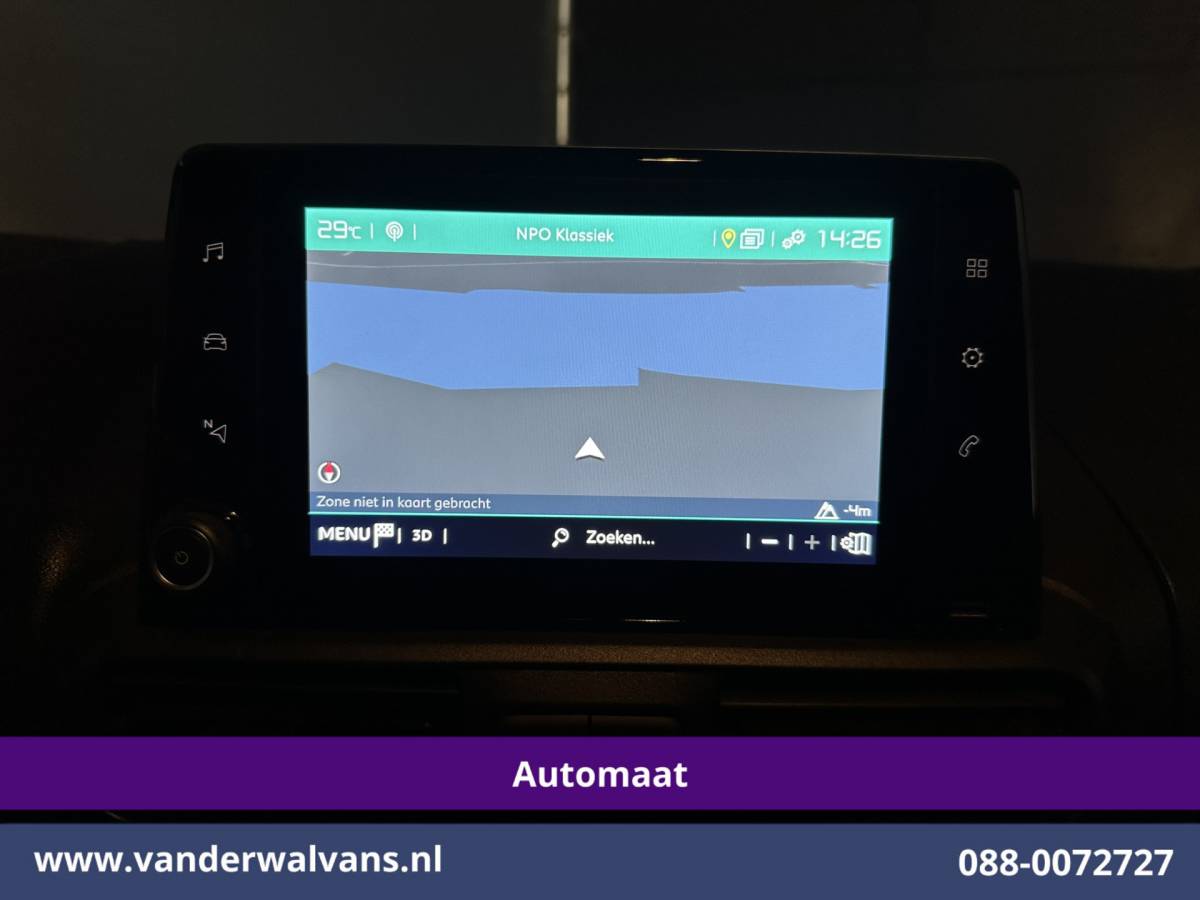 Citroën Berlingo Citroën Berlingo 1.2 PureTech 130pk Automaat Benzine L1H1 Euro6 Airco | 3-Zits | Navigatie | Camera | Apple Carplay Cruisecontrol, Android Auto, Parkeersensoren