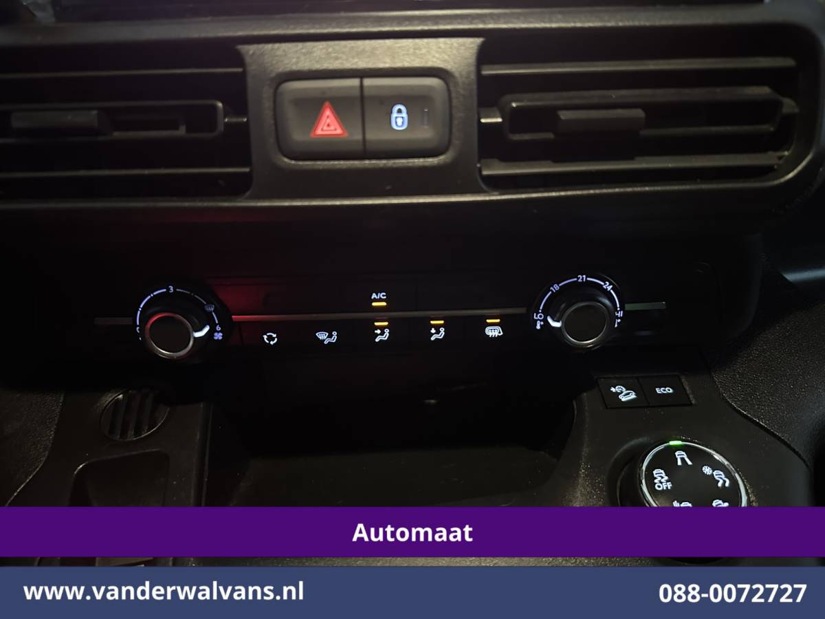 Citroën Berlingo Citroën Berlingo 1.2 PureTech 130pk Automaat Benzine L1H1 Euro6 Airco | 3-Zits | Navigatie | Camera | Apple Carplay Cruisecontrol, Android Auto, Parkeersensoren