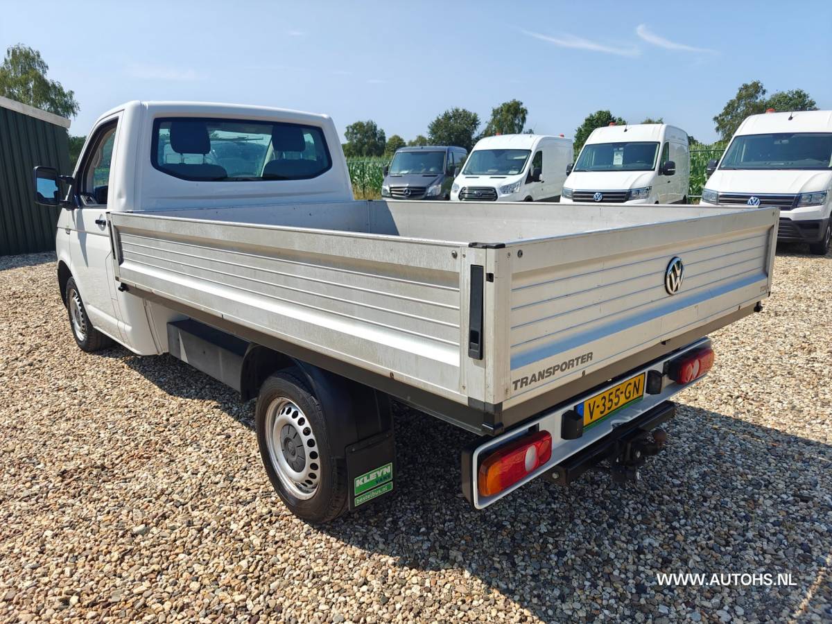 Volkswagen Transporter Volkswagen Transporter 2.0 TDI Pick up , EURO 6 , 150 PK , Airco , trekhaak, lengte bak 2.93 m.