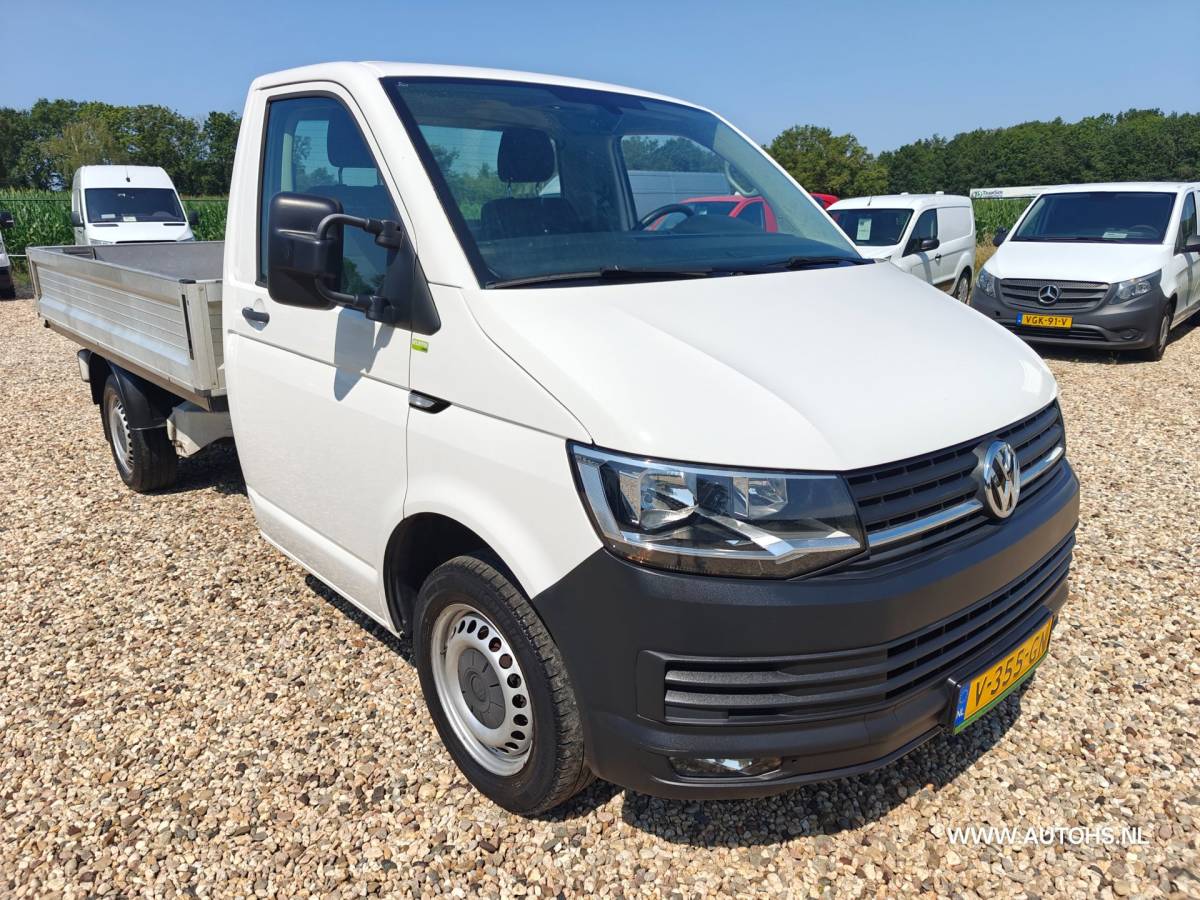 Volkswagen Transporter Volkswagen Transporter 2.0 TDI Pick up , EURO 6 , 150 PK , Airco , trekhaak, lengte bak 2.93 m.
