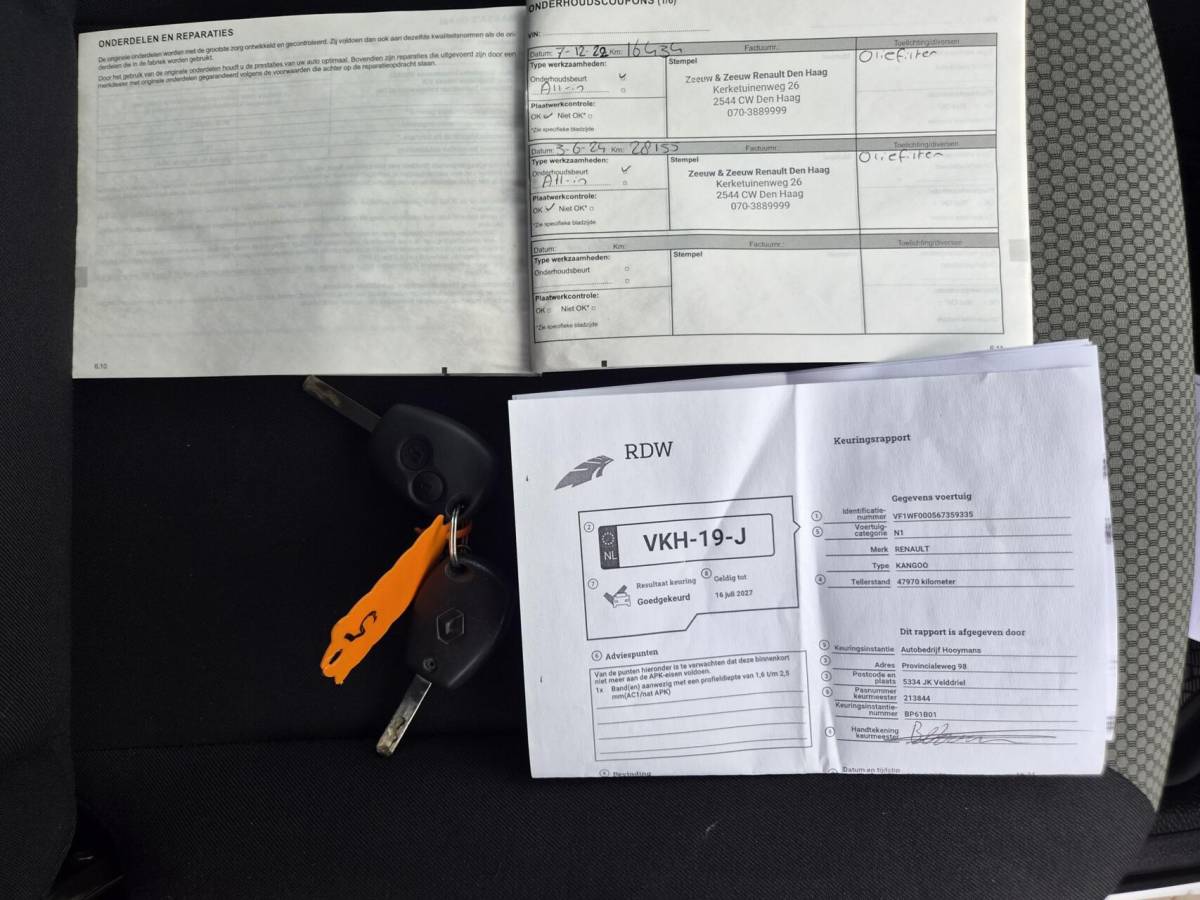 Renault Kangoo Renault Kangoo 1.5 dCi Maxi Airco Navi 100% onderh Lage km