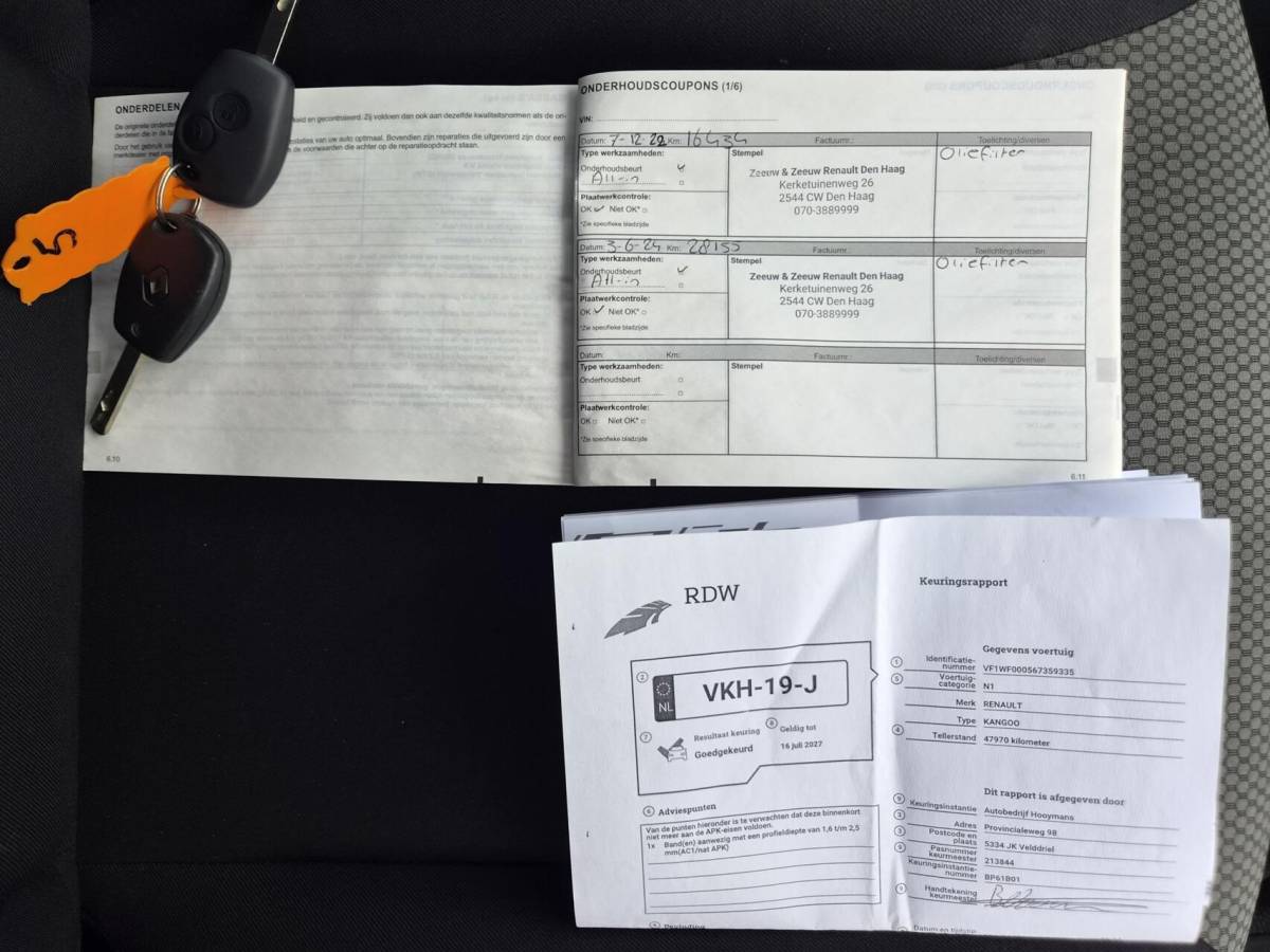 Renault Kangoo Renault Kangoo 1.5 dCi Maxi Airco Navi 100% onderh Lage km
