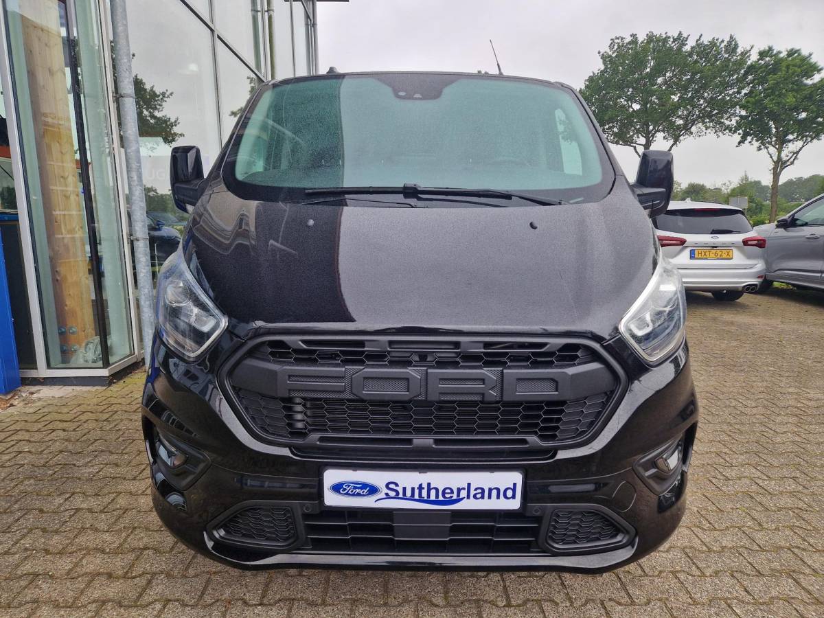 Ford Transit Custom Ford Transit Custom 320 2.0 TDCI L1H1 Sport | 185PK! | ZEER NETTE AUTO! | Bi-Xenon | Winterpack | Navigatie | Camera achter | Led dagrijverlichting | Raptor grille | Leder/stof bekleding