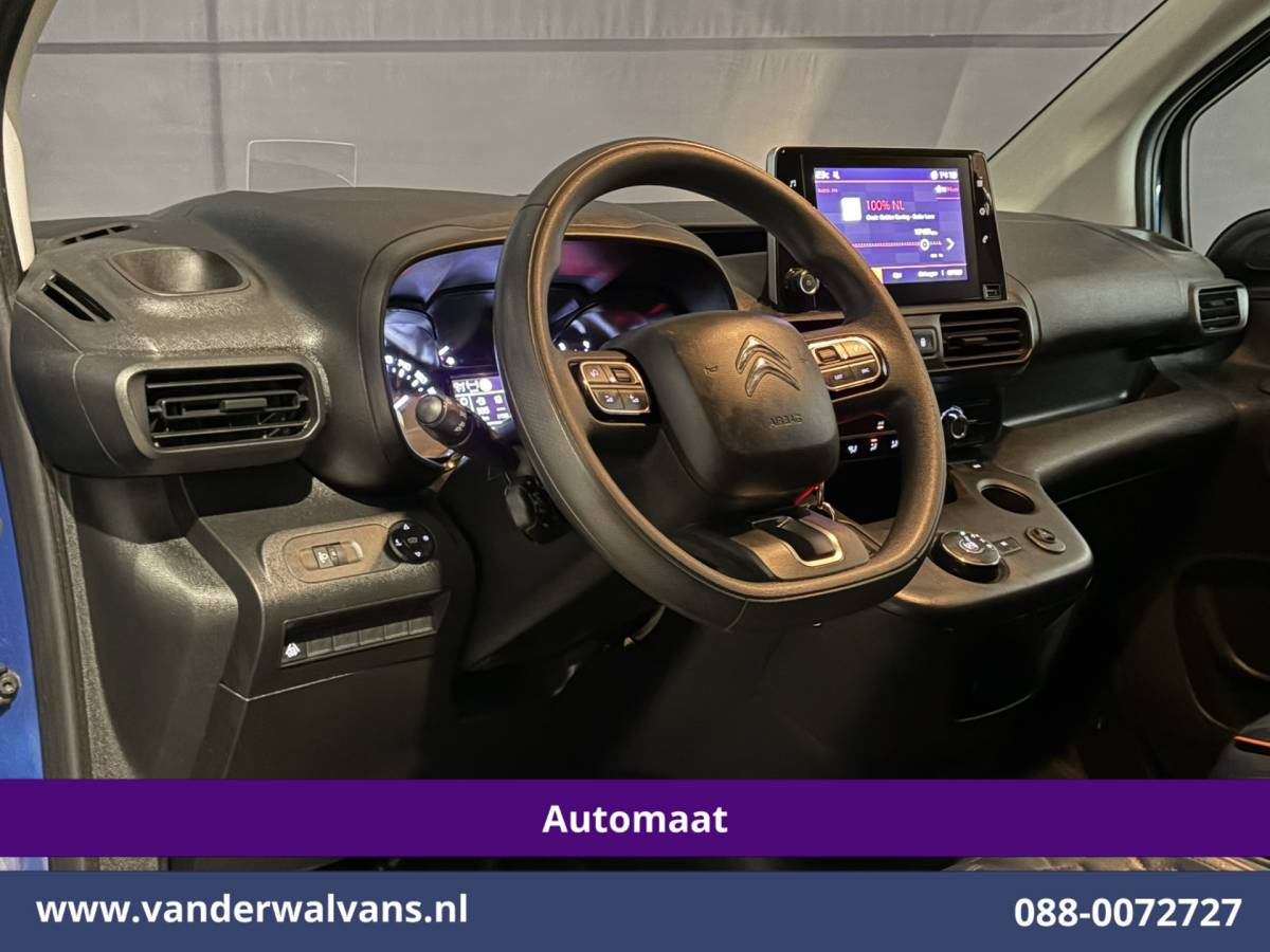Citroën Berlingo Citroën Berlingo 1.5 BlueHDI 131pk L1H1 Automaat Euro6 Airco | Camera | LM velgen | Apple Carplay Trekhaak, Cruisecontrol, Android Auto, Pushbar, Parkeersensoren