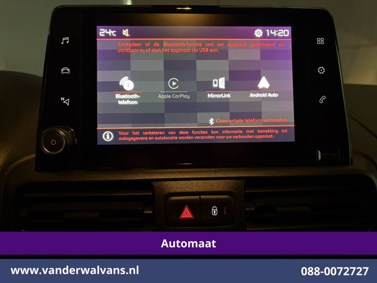 Citroën Berlingo Citroën Berlingo 1.5 BlueHDI 131pk L1H1 Automaat Euro6 Airco | Camera | LM velgen | Apple Carplay Trekhaak, Cruisecontrol, Android Auto, Pushbar, Parkeersensoren