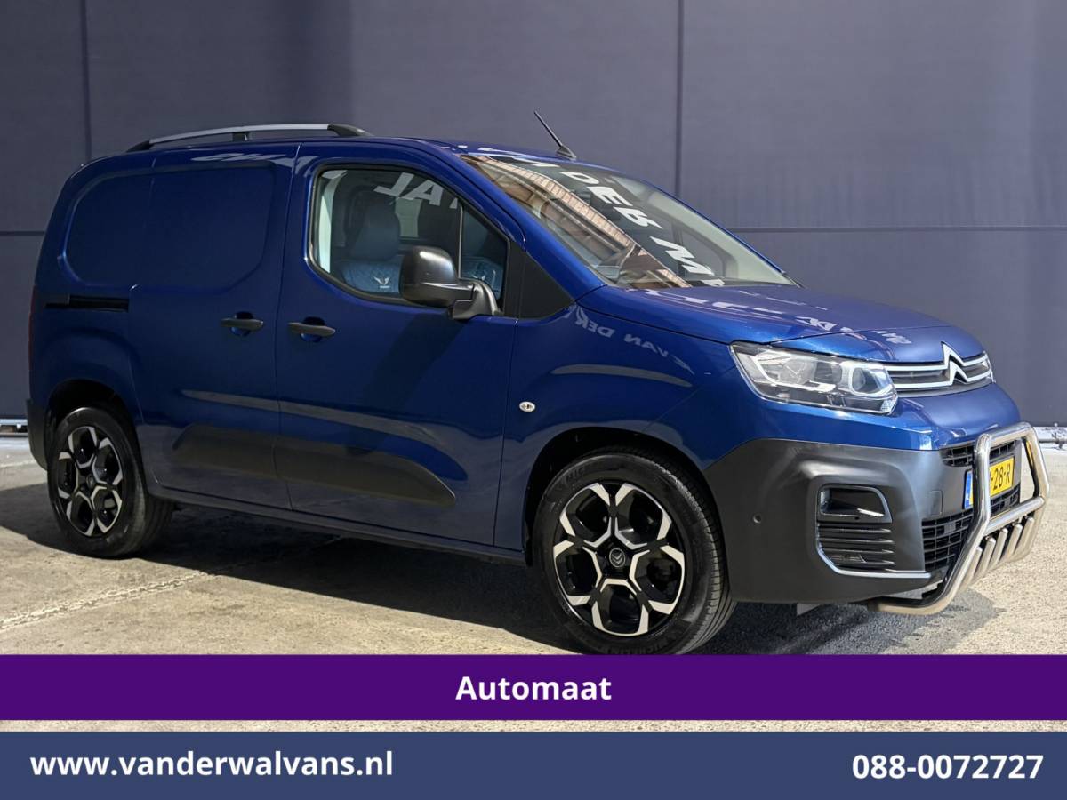 Citroën Berlingo Citroën Berlingo 1.5 BlueHDI 131pk L1H1 Automaat Euro6 Airco | Camera | LM velgen | Apple Carplay Trekhaak, Cruisecontrol, Android Auto, Pushbar, Parkeersensoren