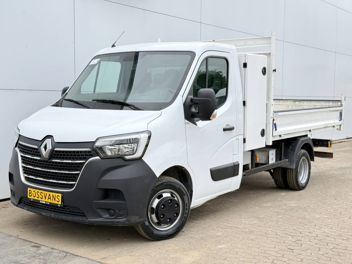 Renault Master Renault Master 2.3 DCI 130PK Kipper Dubbellucht Kist 3,5t Trekhaak Airco Cruise Control Tipper Benne