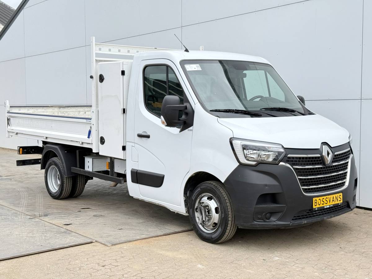 Renault Master Renault Master 2.3 DCI 130PK Kipper Dubbellucht Kist 3,5t Trekhaak Airco Cruise Control Tipper Benne