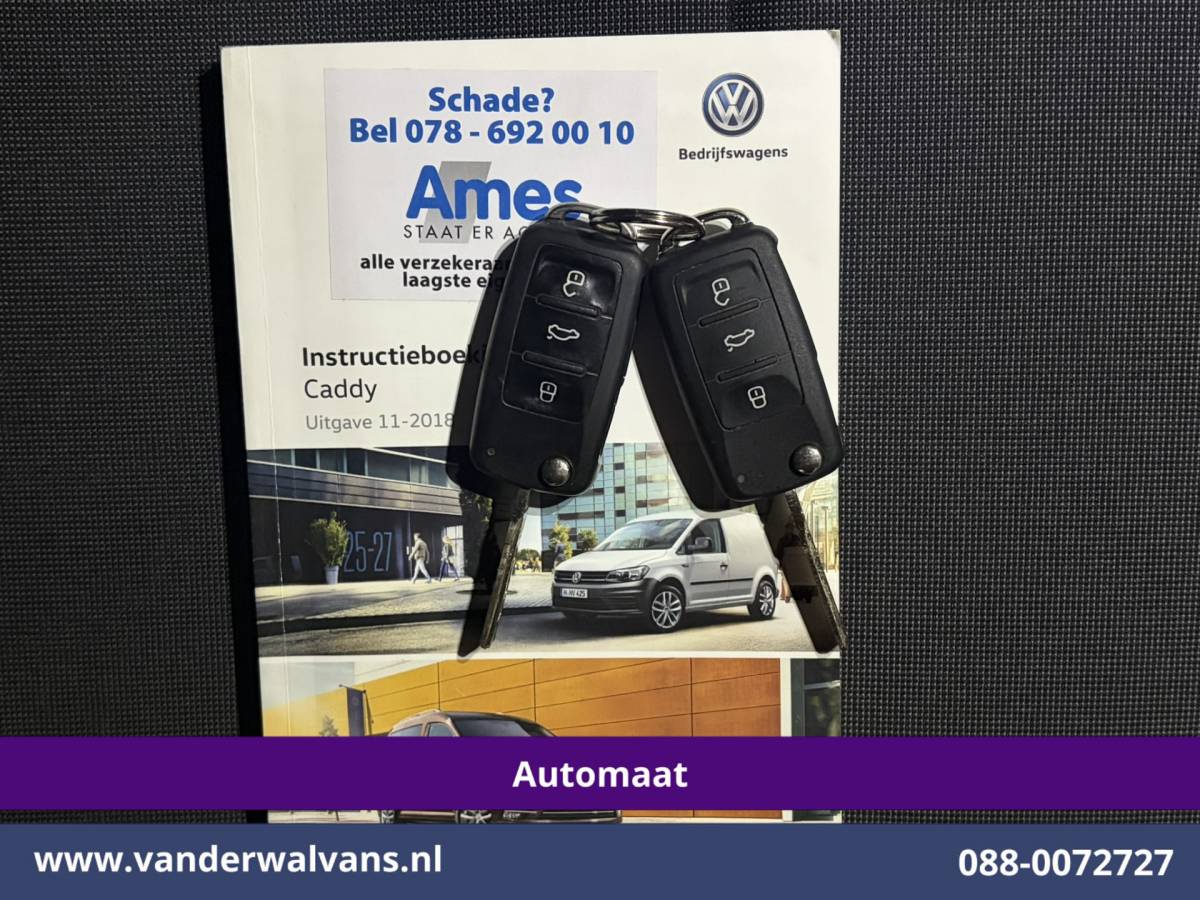 Volkswagen Caddy Volkswagen Caddy 2.0 TDI 102pk Automaat L1H1 Euro6 Airco | Navigatie | Apple Carplay | Cruisecontrol | 1500kg Trekhaak Android Auto, Parkeersensoren