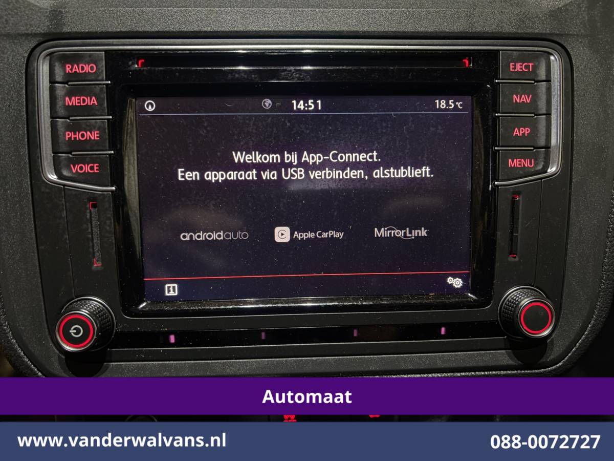 Volkswagen Caddy Volkswagen Caddy 2.0 TDI 102pk Automaat L1H1 Euro6 Airco | Navigatie | Apple Carplay | Cruisecontrol | 1500kg Trekhaak Android Auto, Parkeersensoren