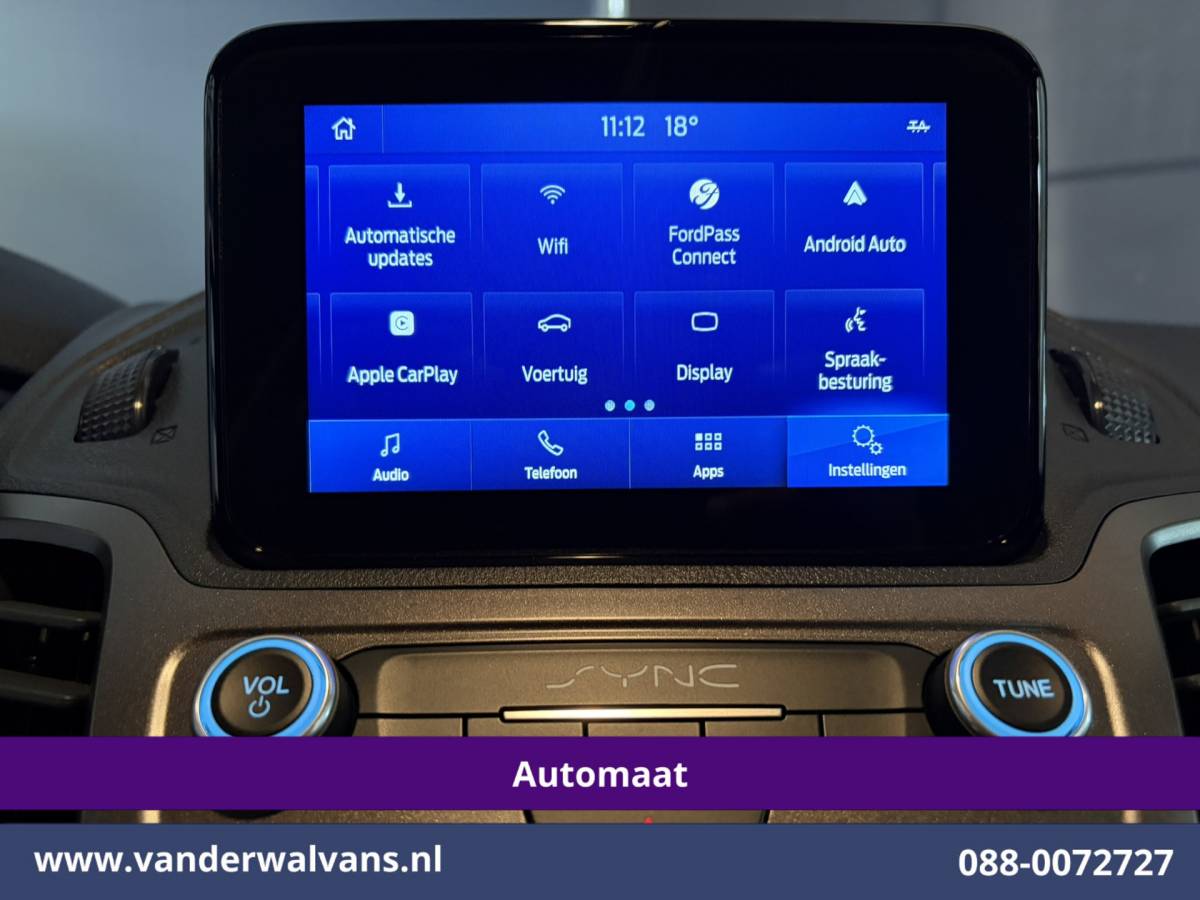 Ford Transit Connect Ford Transit Connect 1.5 EcoBlue 100pk Automaat L2H1 inrichting Euro6 Airco | Camera | Cruisecontrol | Trekhaak Parkeersensoren, Apple Carplay