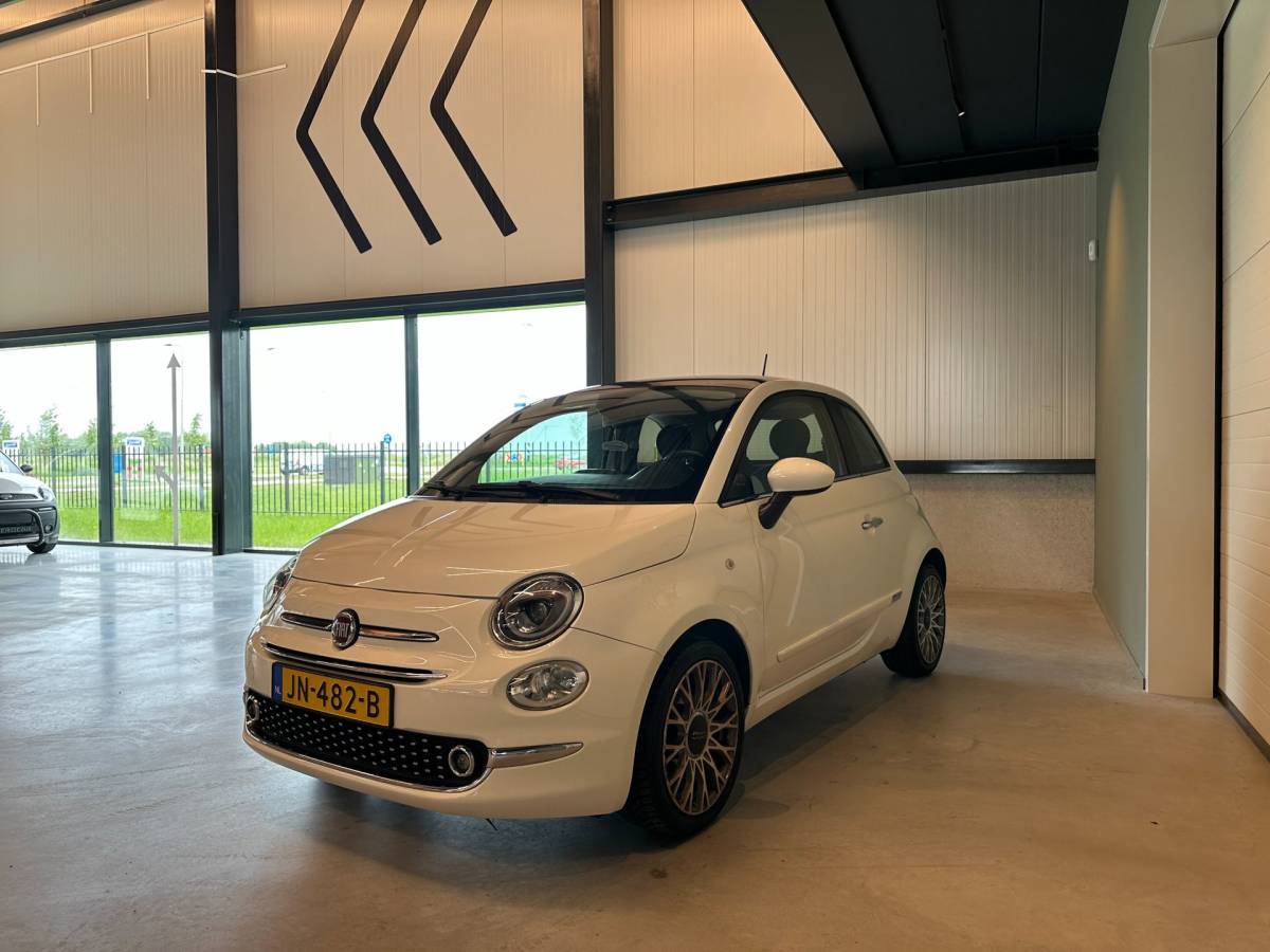 Fiat 500 Fiat 500 0.9 TwinAir TURBO AUTOMAAT LOUNGE-uitv|LM-VELGEN|AIRCO|NAVIGATIE|BLUETOOTH|ISOFIX|USB+AUX|nweAPK+O.H.BEURT BIJ AFLEVERING