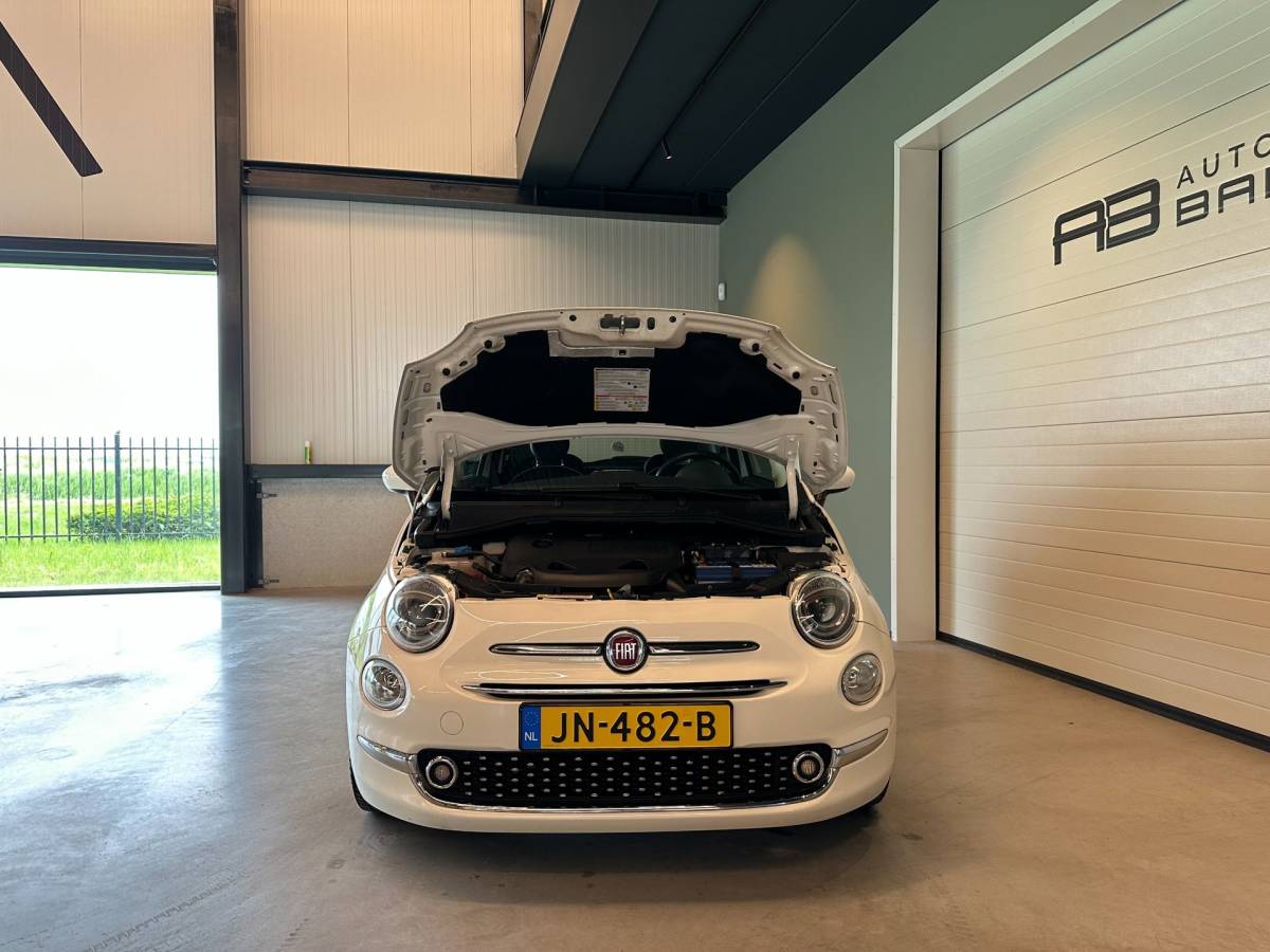Fiat 500 Fiat 500 0.9 TwinAir TURBO AUTOMAAT LOUNGE-uitv|LM-VELGEN|AIRCO|NAVIGATIE|BLUETOOTH|ISOFIX|USB+AUX|nweAPK+O.H.BEURT BIJ AFLEVERING