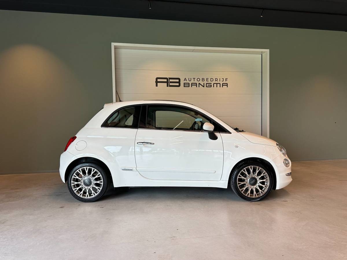Fiat 500 Fiat 500 0.9 TwinAir TURBO AUTOMAAT LOUNGE-uitv|LM-VELGEN|AIRCO|NAVIGATIE|BLUETOOTH|ISOFIX|USB+AUX|nweAPK+O.H.BEURT BIJ AFLEVERING