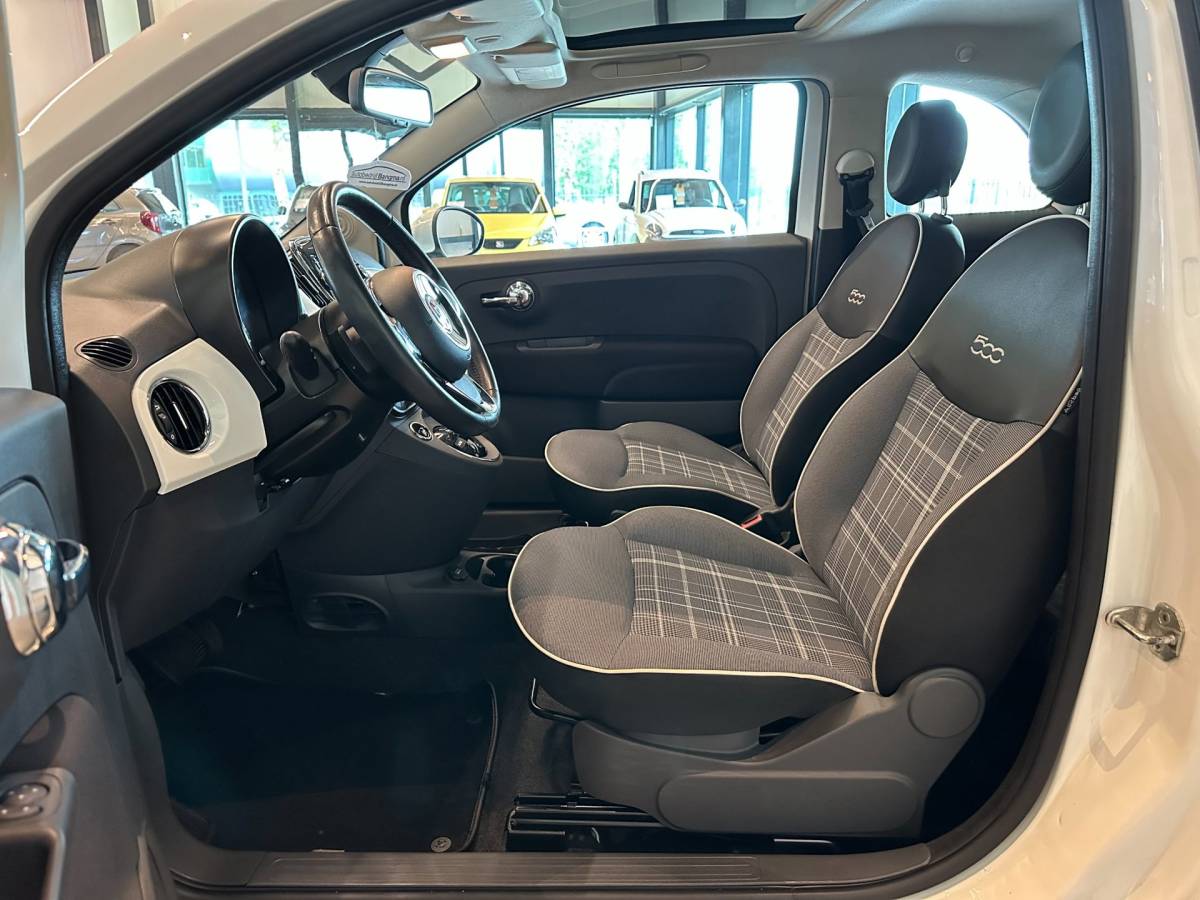 Fiat 500 Fiat 500 0.9 TwinAir TURBO AUTOMAAT LOUNGE-uitv|LM-VELGEN|AIRCO|NAVIGATIE|BLUETOOTH|ISOFIX|USB+AUX|nweAPK+O.H.BEURT BIJ AFLEVERING