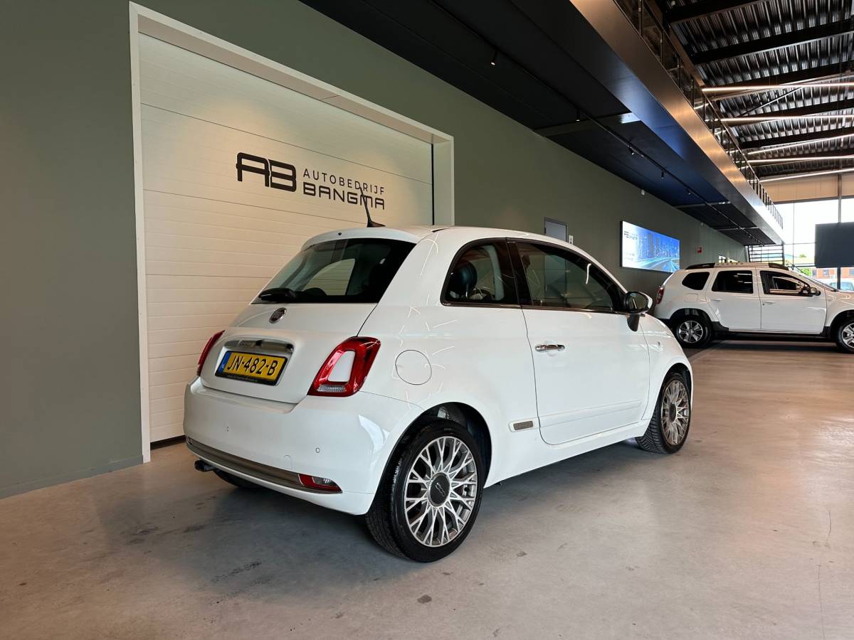 Fiat 500 Fiat 500 0.9 TwinAir TURBO AUTOMAAT LOUNGE-uitv|LM-VELGEN|AIRCO|NAVIGATIE|BLUETOOTH|ISOFIX|USB+AUX|nweAPK+O.H.BEURT BIJ AFLEVERING