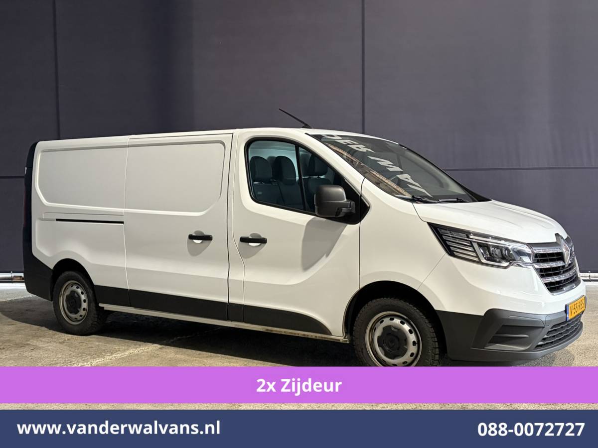 Renault Trafic Renault Trafic 2.0 Blue dCi 131pk L2H1 Euro6 Airco | 2x zijdeur | LED | Apple Carplay Cruisecontrol, Android Auto, Parkeersensoren, Bijrijdersbank
