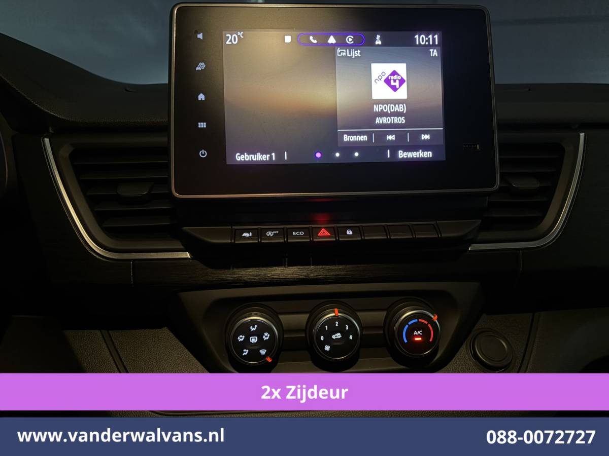 Renault Trafic Renault Trafic 2.0 Blue dCi 131pk L2H1 Euro6 Airco | 2x zijdeur | LED | Apple Carplay Cruisecontrol, Android Auto, Parkeersensoren, Bijrijdersbank