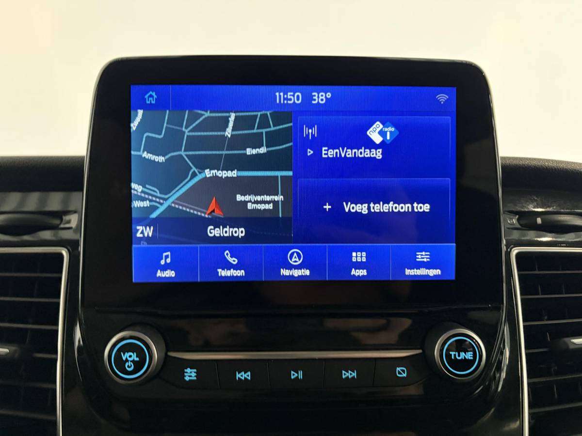 Ford Transit Custom Ford Transit Custom 300 2.0 TDCI L2H1 Limited Dubbele cabine Navigatie Airco 2 Schuifdeuren Trekhaak Parkeersensoren Carplay DAB