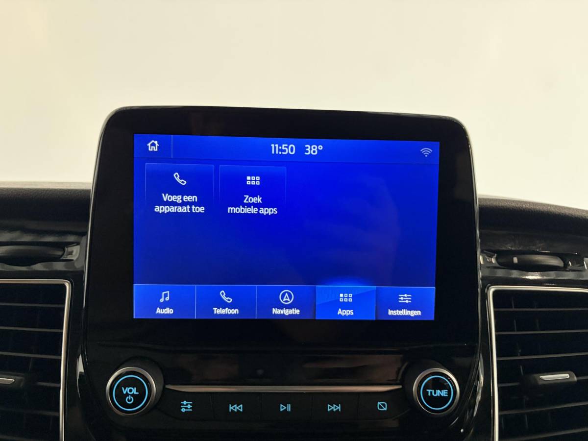 Ford Transit Custom Ford Transit Custom 300 2.0 TDCI L2H1 Limited Dubbele cabine Navigatie Airco 2 Schuifdeuren Trekhaak Parkeersensoren Carplay DAB