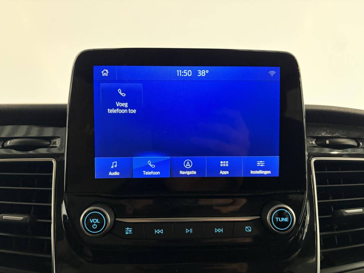 Ford Transit Custom Ford Transit Custom 300 2.0 TDCI L2H1 Limited Dubbele cabine Navigatie Airco 2 Schuifdeuren Trekhaak Parkeersensoren Carplay DAB