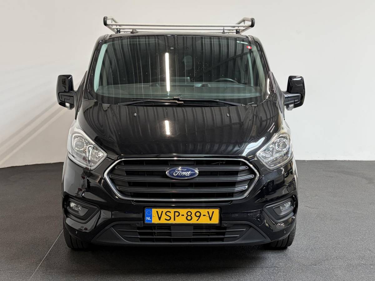 Ford Transit Custom Ford Transit Custom 300 2.0 TDCI L2H1 Limited Dubbele cabine Navigatie Airco 2 Schuifdeuren Trekhaak Parkeersensoren Carplay DAB