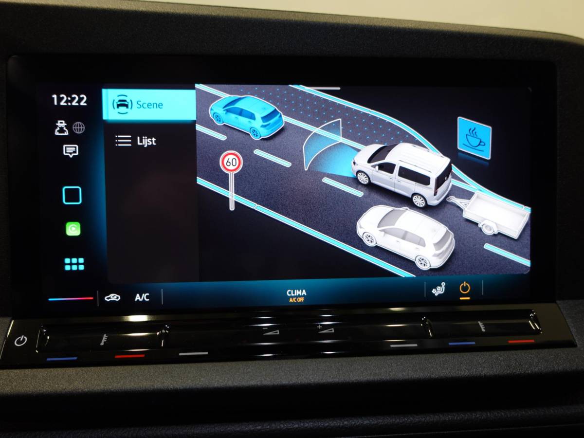 Volkswagen Caddy Volkswagen Caddy Cargo Maxi 2.0 TDI Style Automaat Airco Carplay Adaptive Cruise Control PDC VA Camera Trekhaak 17″ LM Velgen