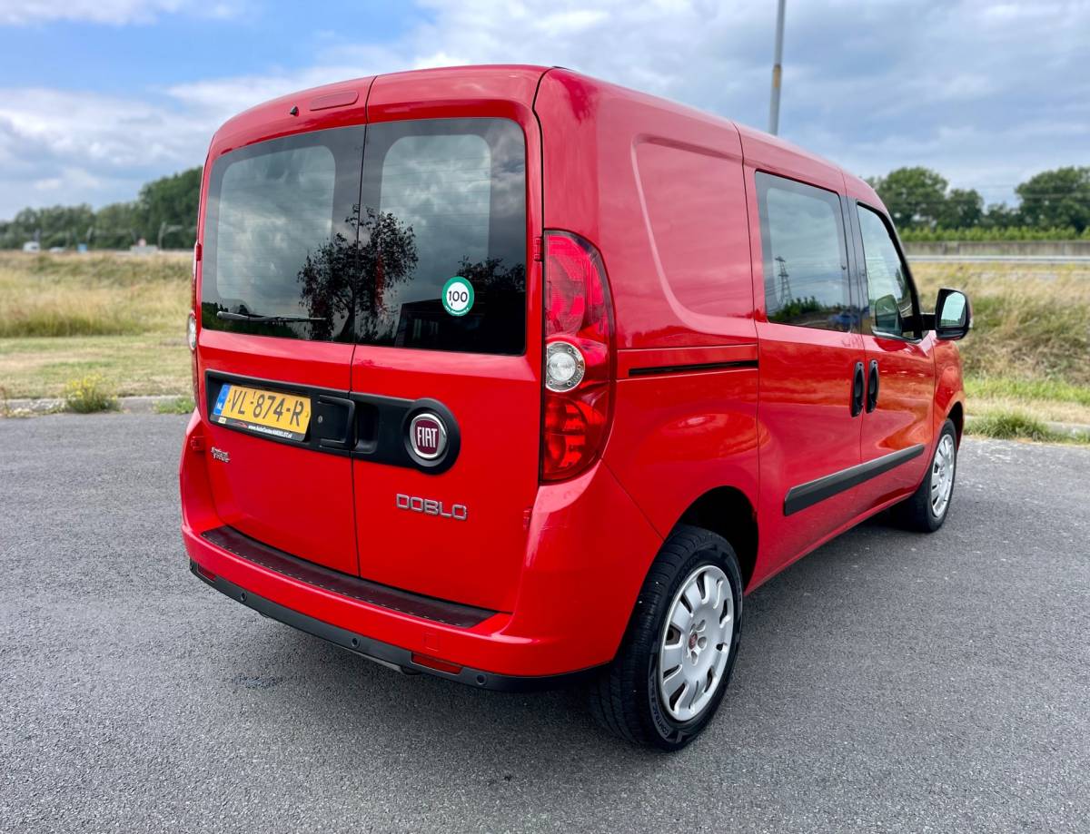 Fiat Doblò Fiat Doblò Cargo 1.4 T-Jet Natural Power SX, Airco, Radio-CD/MP3 speler, Elektr ramen, Parrot, Pdc, 1e eig afk, Geen import, Nap!