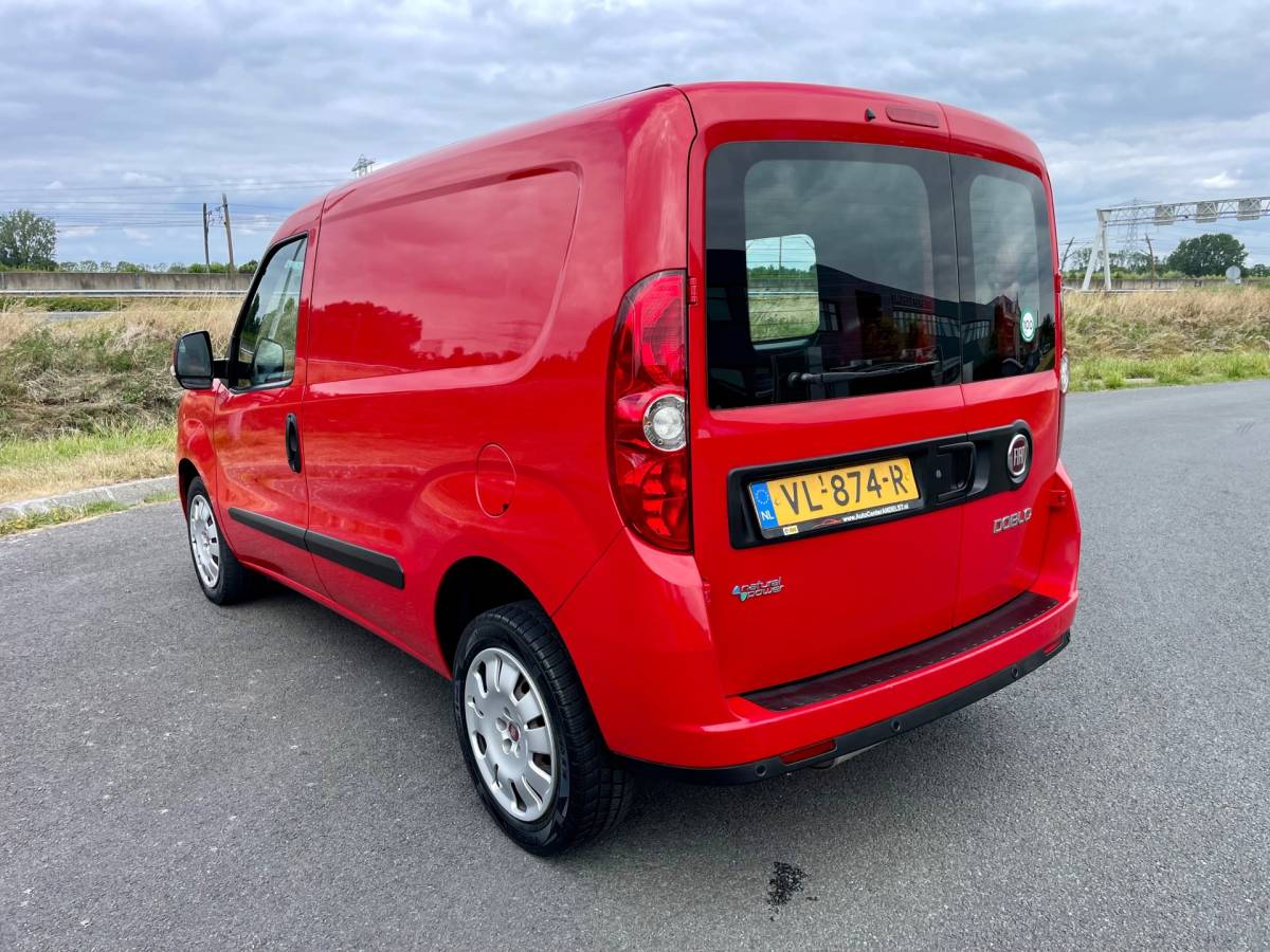 Fiat Doblò Fiat Doblò Cargo 1.4 T-Jet Natural Power SX, Airco, Radio-CD/MP3 speler, Elektr ramen, Parrot, Pdc, 1e eig afk, Geen import, Nap!