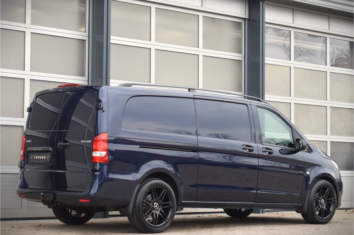 Mercedes-Benz Vito Mercedes-Benz Vito 114 CDI Extra Lang Donkerblauw Metallic! | Trekhaak
