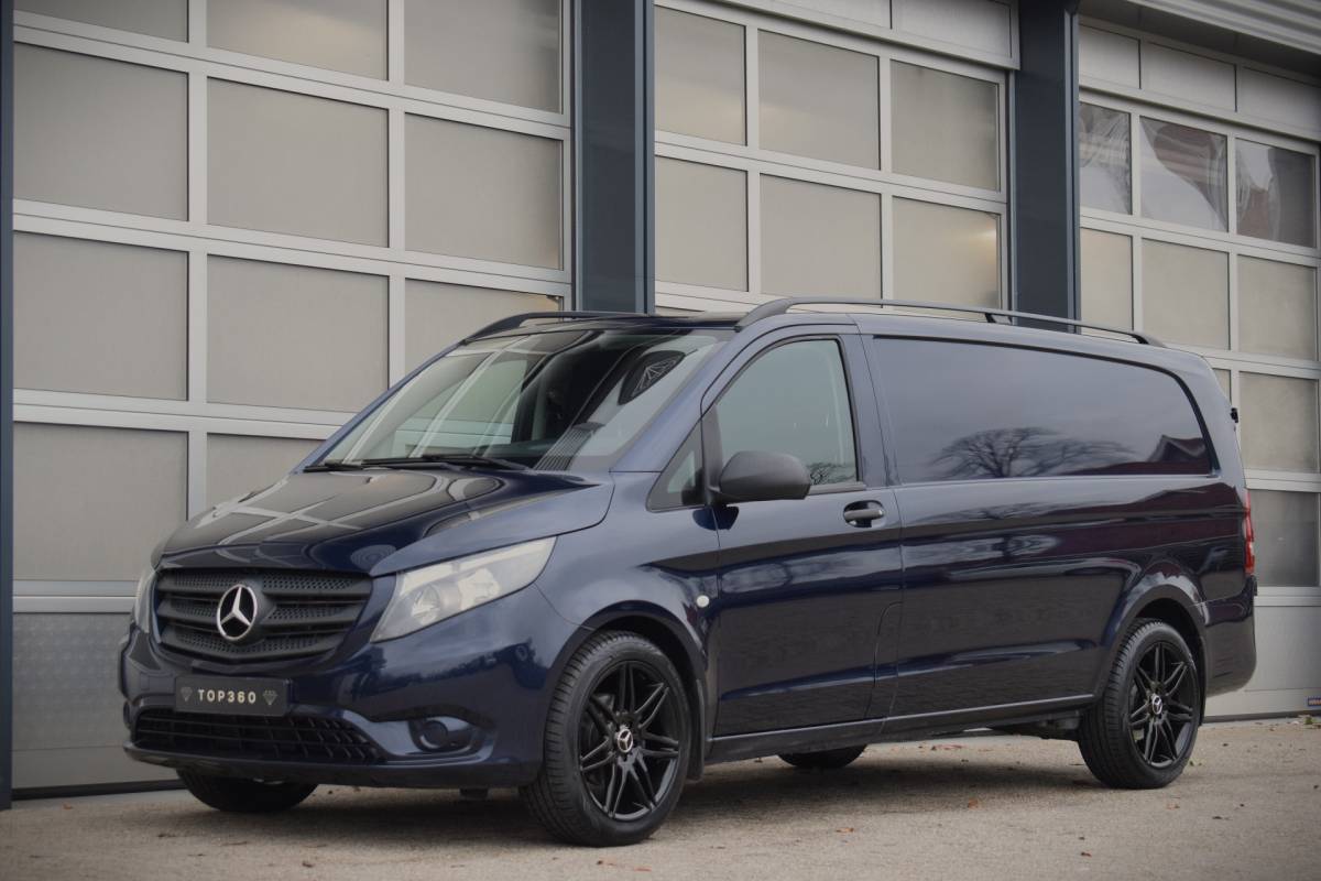 Mercedes-Benz Vito Mercedes-Benz Vito 114 CDI Extra Lang Donkerblauw Metallic! | Trekhaak