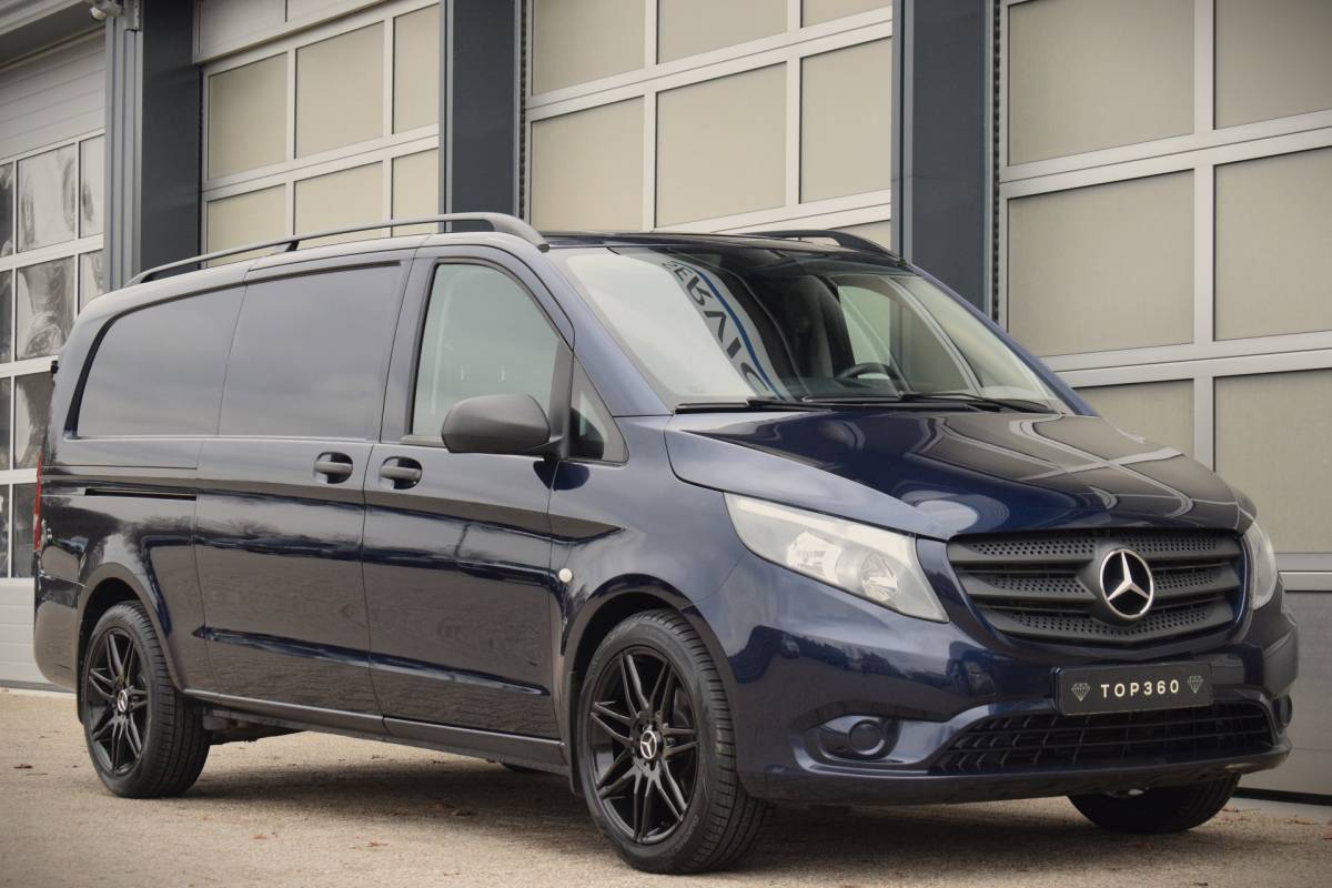 Mercedes-Benz Vito Mercedes-Benz Vito 114 CDI Extra Lang Donkerblauw Metallic! | Trekhaak