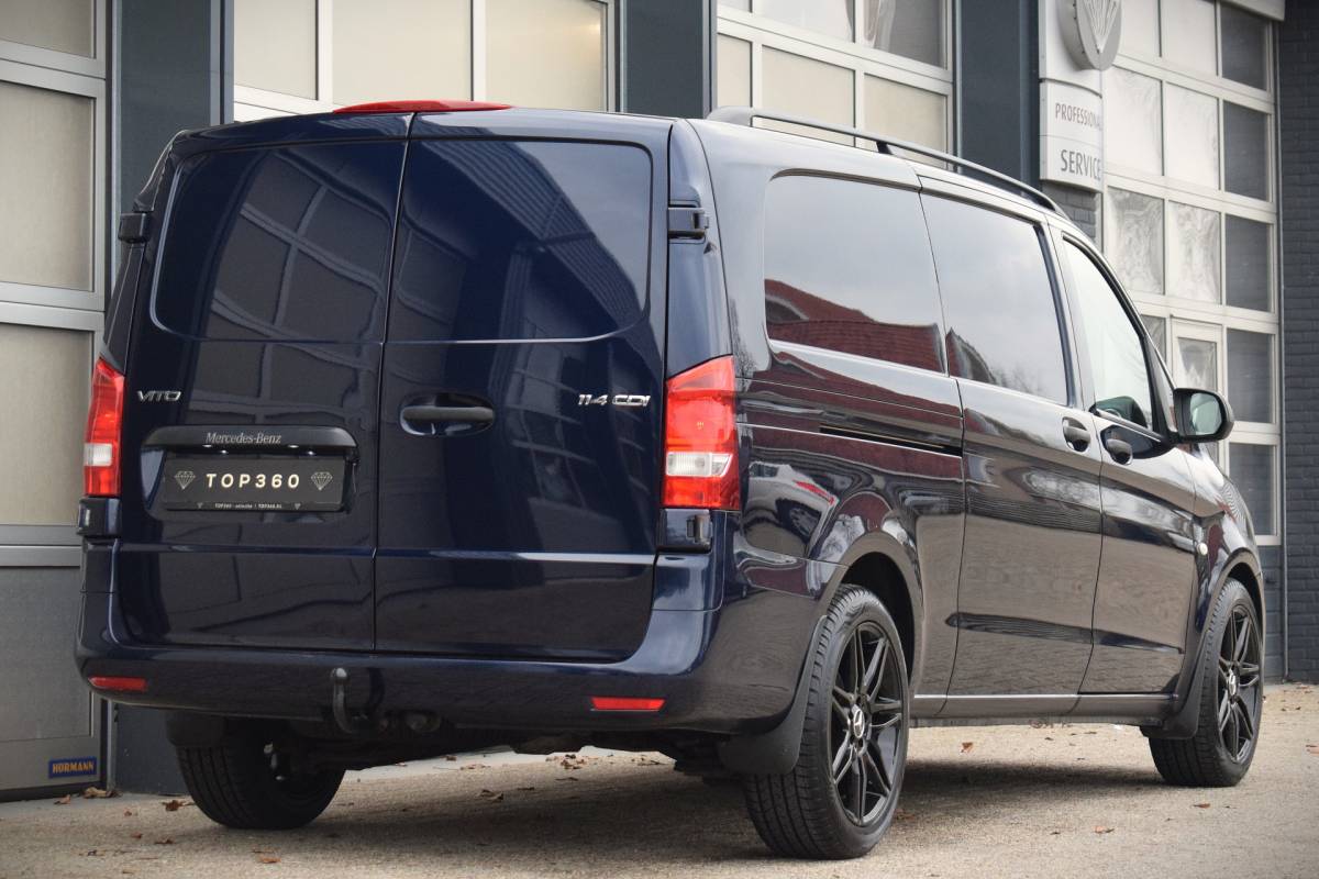 Mercedes-Benz Vito Mercedes-Benz Vito 114 CDI Extra Lang Donkerblauw Metallic! | Trekhaak