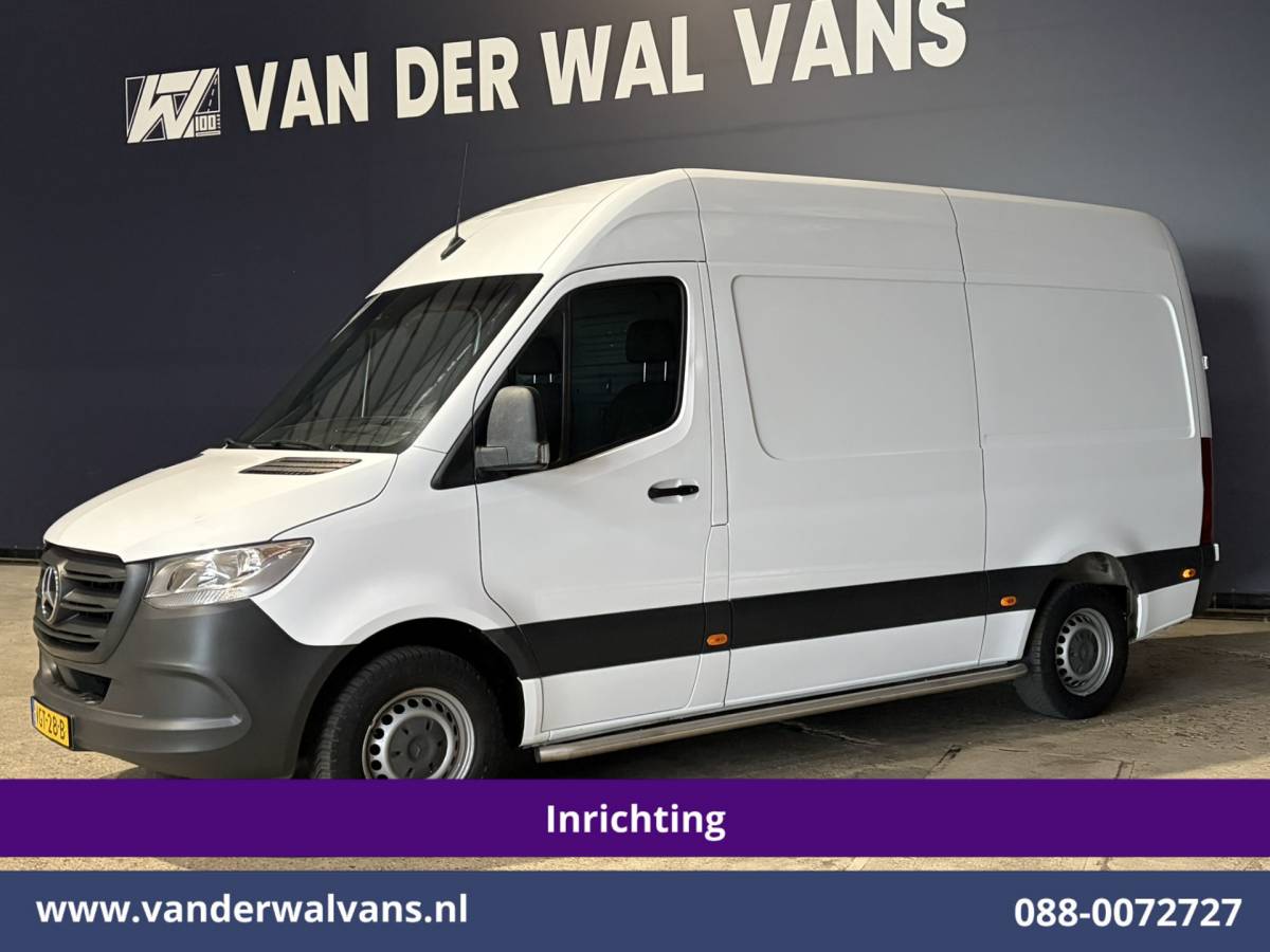 Mercedes-Benz Sprinter Mercedes-Benz Sprinter 311 CDI L2H2 Inrichting Oprijplaat Euro6 Airco | Omvormer | Camera | Apple Carplay | Compressor Android Auto, Sidebars