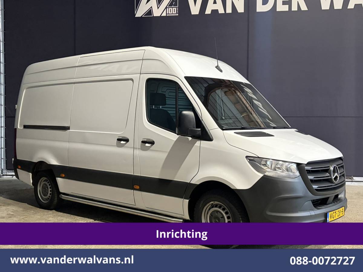 Mercedes-Benz Sprinter Mercedes-Benz Sprinter 311 CDI L2H2 Inrichting Oprijplaat Euro6 Airco | Omvormer | Camera | Apple Carplay | Compressor Android Auto, Sidebars