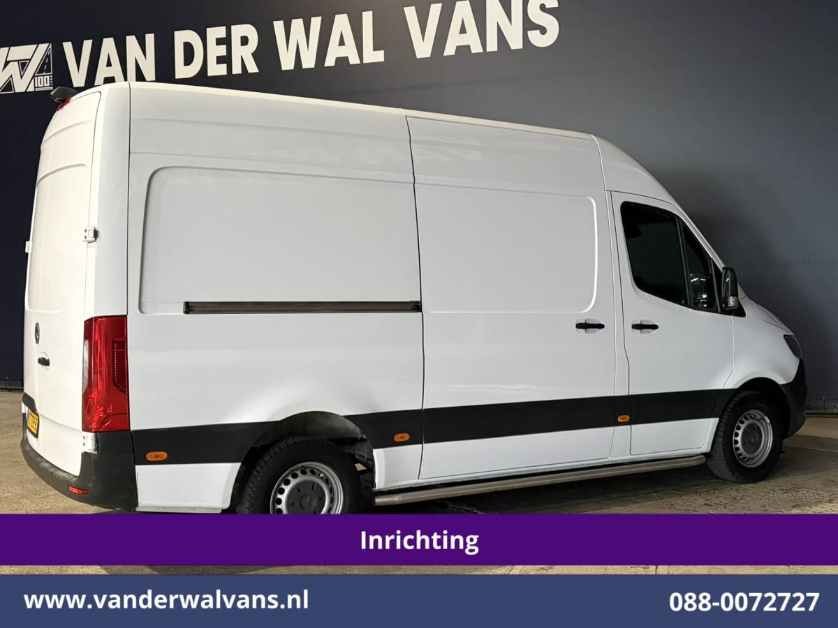 Mercedes-Benz Sprinter Mercedes-Benz Sprinter 311 CDI L2H2 Inrichting Oprijplaat Euro6 Airco | Omvormer | Camera | Apple Carplay | Compressor Android Auto, Sidebars