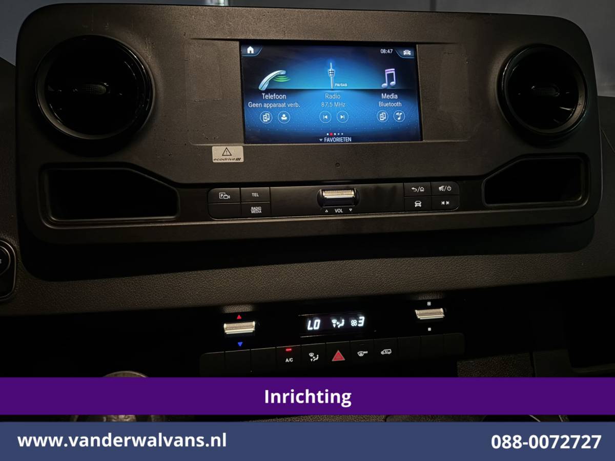 Mercedes-Benz Sprinter Mercedes-Benz Sprinter 311 CDI L2H2 Inrichting Oprijplaat Euro6 Airco | Omvormer | Camera | Apple Carplay | Compressor Android Auto, Sidebars