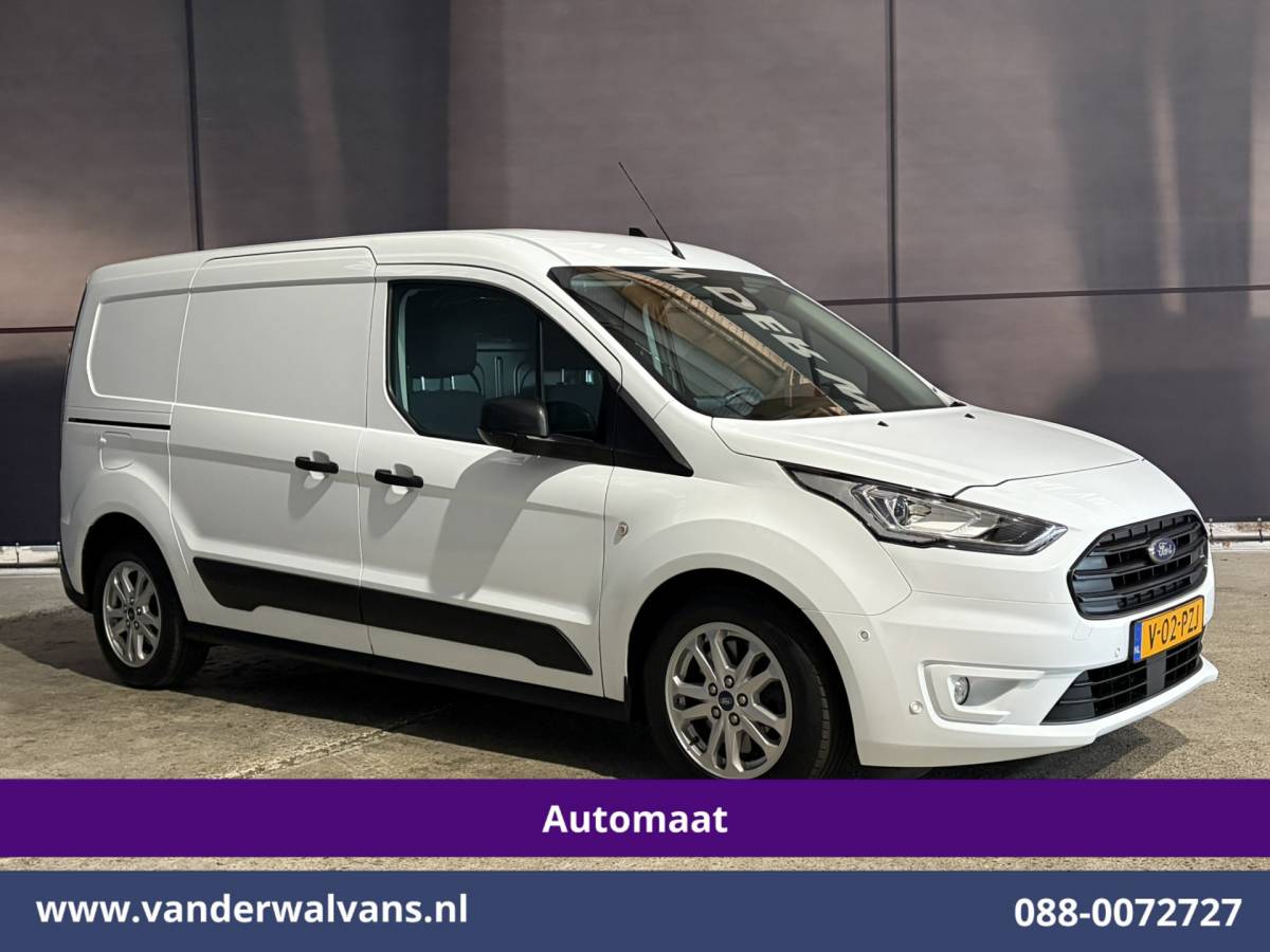 Ford Transit Connect Ford Transit Connect 1.5 EcoBlue 120pk Automaat L2H1 Inrichting Euro6 Airco | Navigatie | Camera | LM velgen | Apple Carplay Android Auto, Cruisecontrol, Trekhaak, Verwarmde voorruit, Stoelverwarming, Parkeersensoren