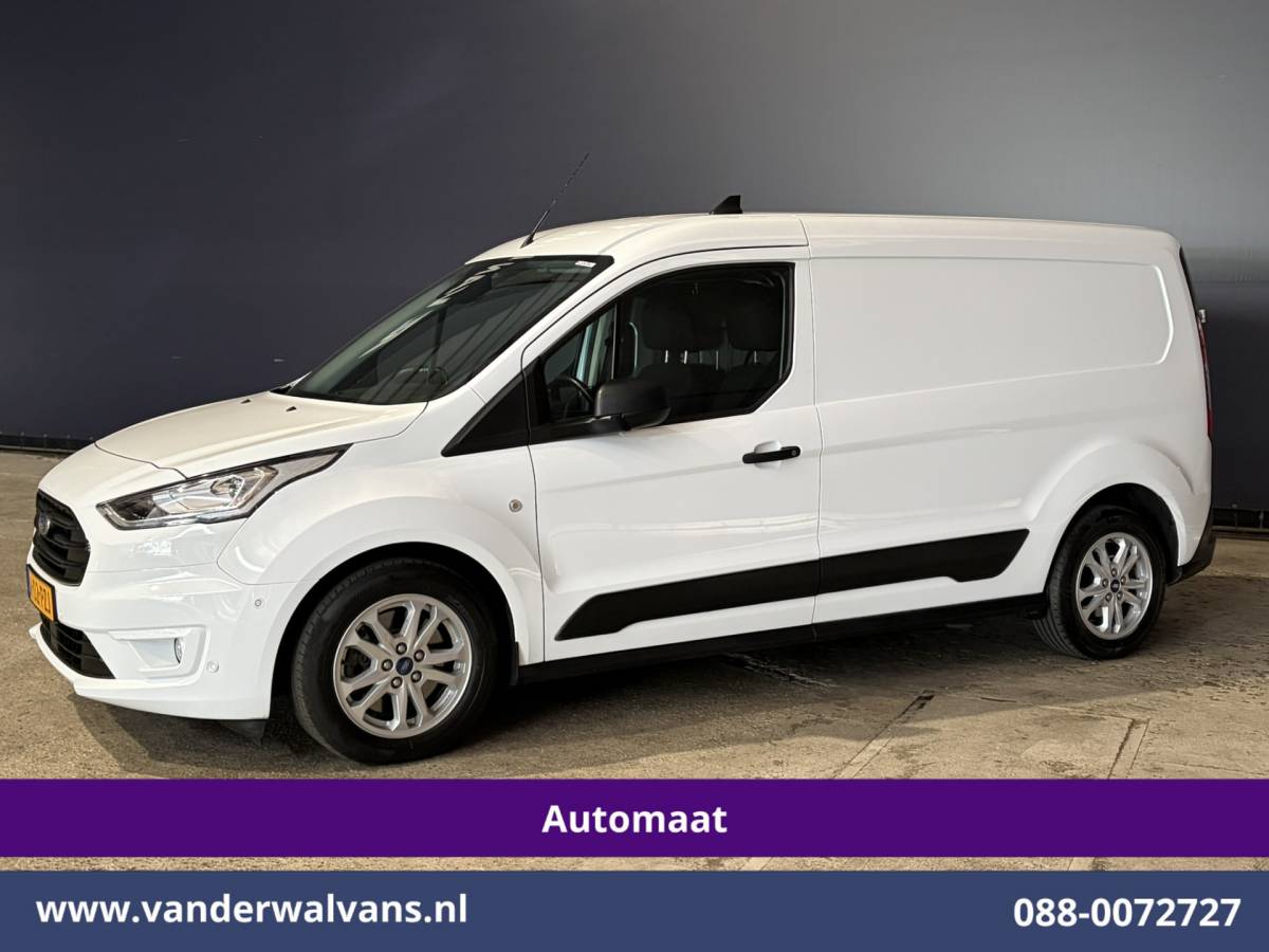 Ford Transit Connect Ford Transit Connect 1.5 EcoBlue 120pk Automaat L2H1 Inrichting Euro6 Airco | Navigatie | Camera | LM velgen | Apple Carplay Android Auto, Cruisecontrol, Trekhaak, Verwarmde voorruit, Stoelverwarming, Parkeersensoren